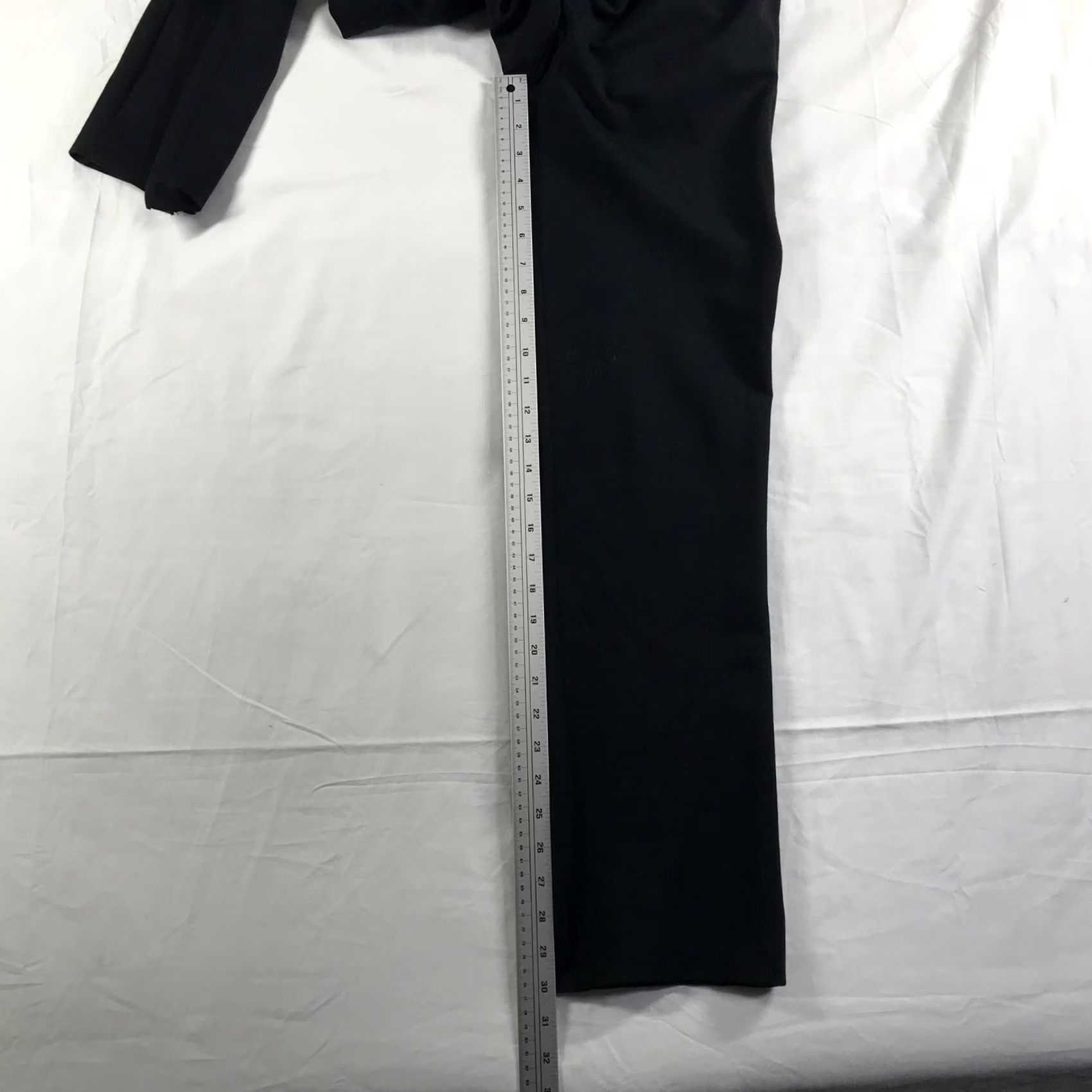 Vintage Betabrand Dress Pant Yoga Pants Black Straight Leg Womens L Large 30x30 W1429-BK Size 36" / US 14 / IT 50 - 4 Thumbnail