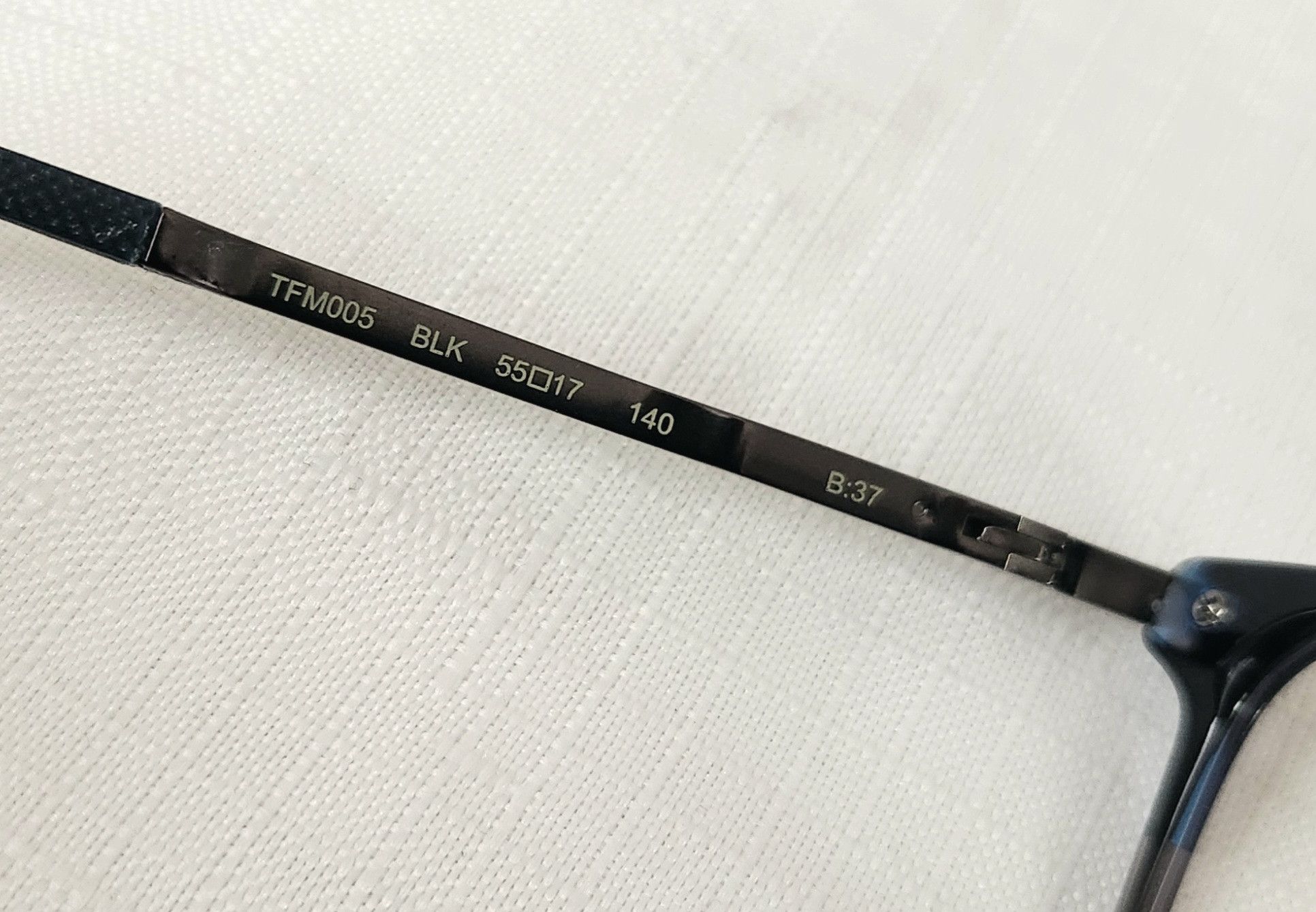 Ted Baker Ted Baker London Eyeglasses Frames Only TFM005 BLK 55-17-140 Size ONE SIZE - 11 Thumbnail