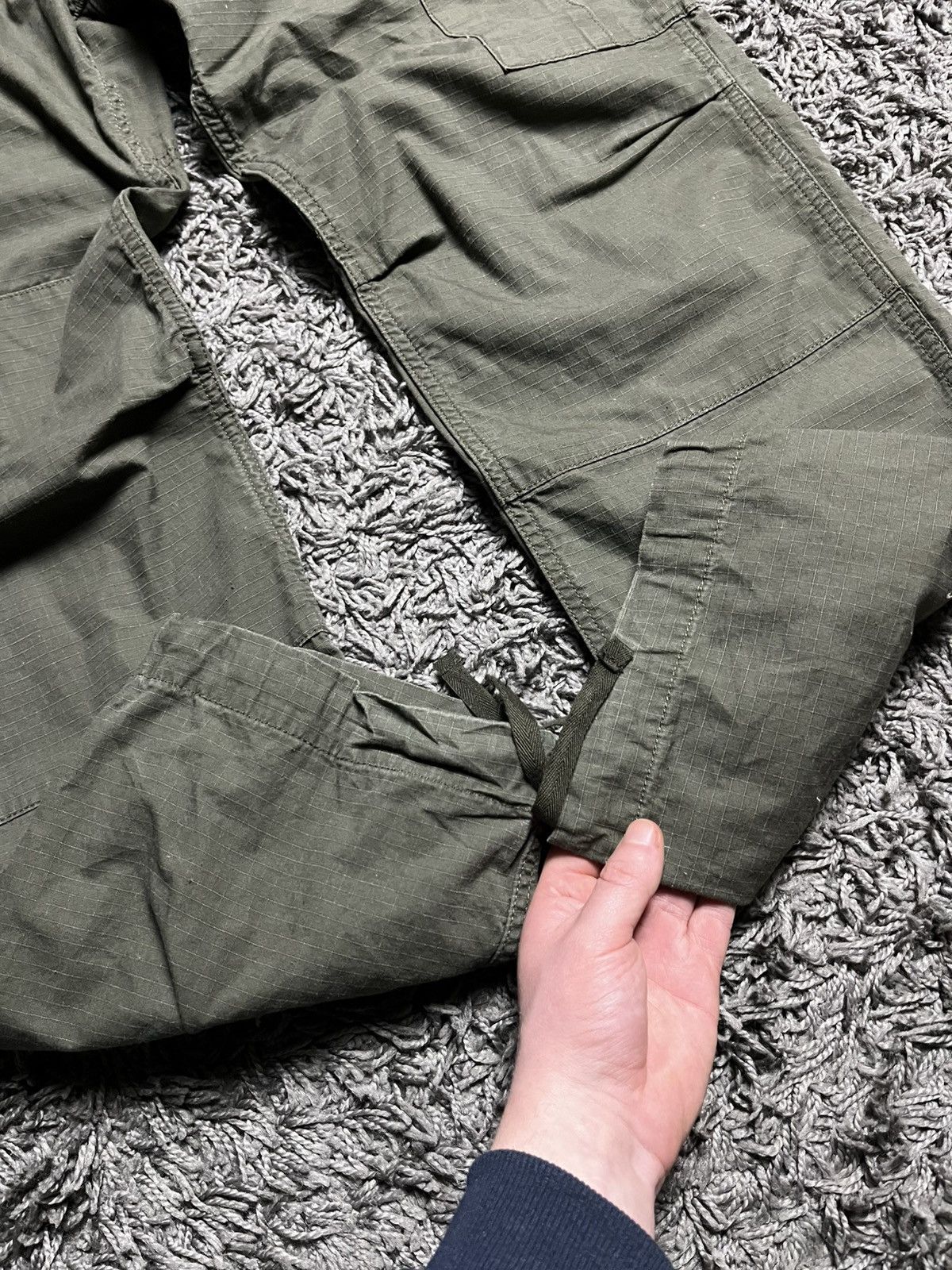 Carhartt Wip Carhartt WIP Regular Cargo Pants Olive Ripstop 33x32 Size US 33 - 4 Thumbnail