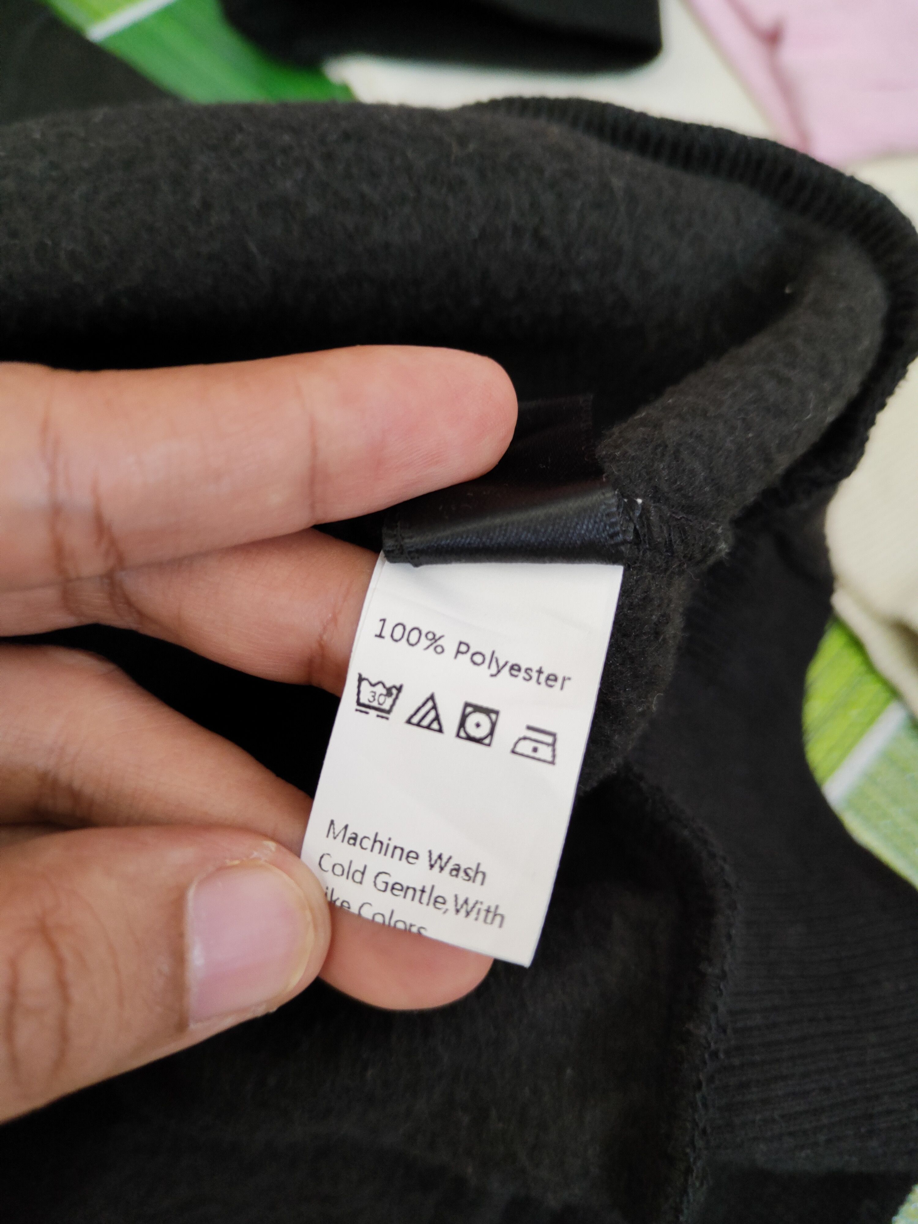 Japanese Brand × Vintage Shein Black Sweatshirts #S2557 Size US L / EU 52-54 / 3 - 12 Thumbnail