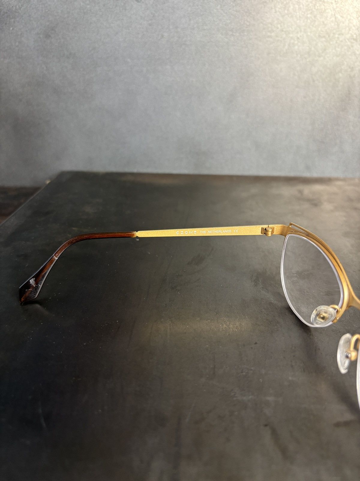 Designer × Other Ozone Eyeglasses The Netherlands L4132 Ombre Gold Frames Size ONE SIZE - 9 Thumbnail