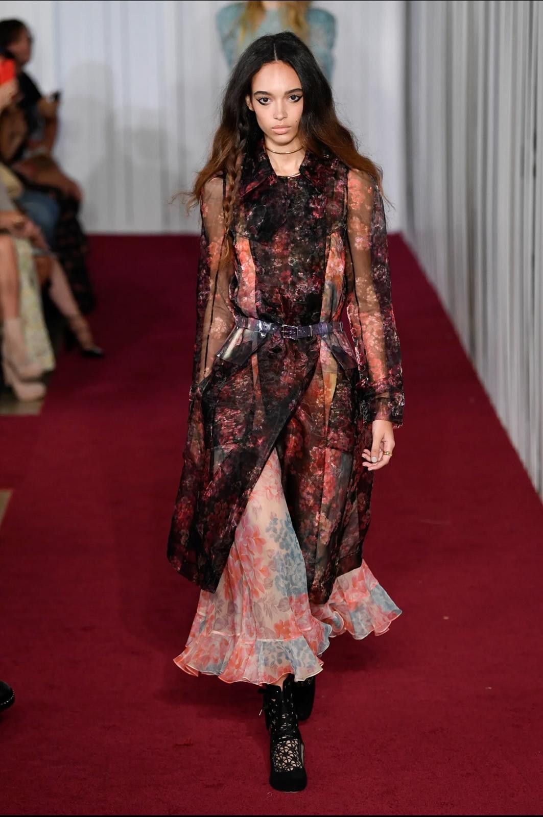 Other 2018 spring RTW Jill stuart sheer floral trench Size M / US 6-8 / IT 42-44 - 7 Thumbnail
