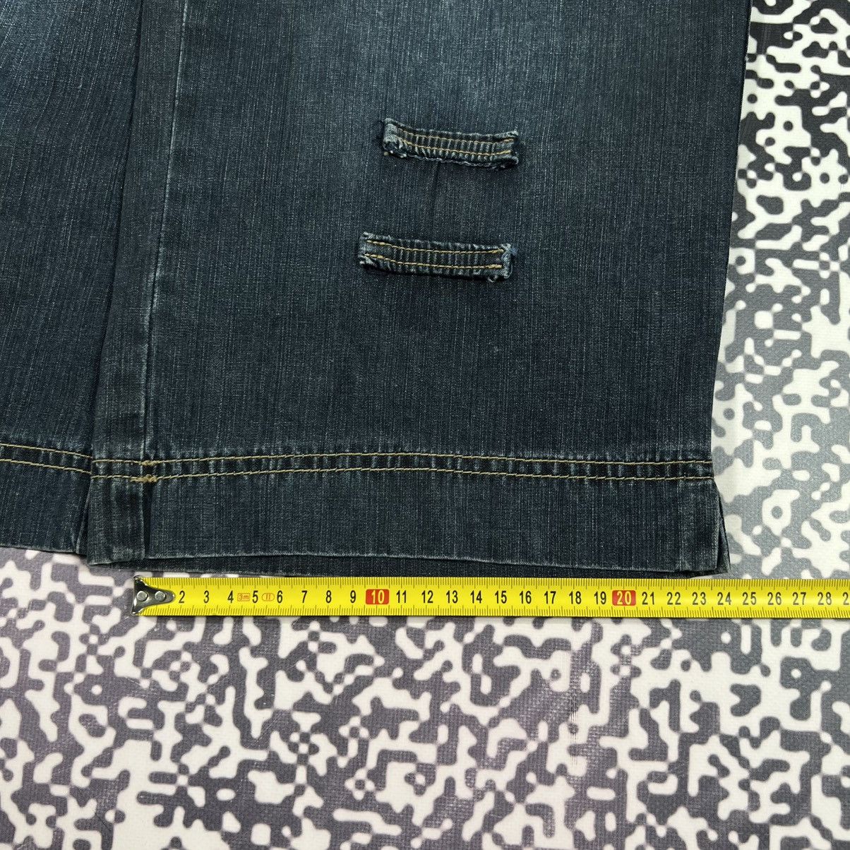 Japanese Brand Vintage Y2K Japanese Wide Baggy Jeans Skate Sk8 Jnco Style Size 25" / US 0 / IT 36 - 22 Thumbnail