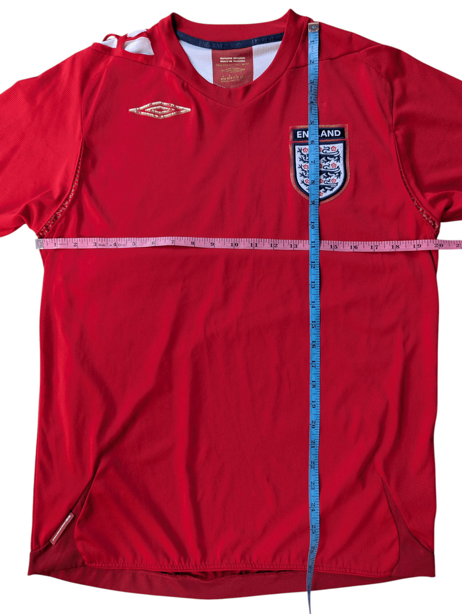 Other UMBRO ENGLAND 2006/2007 FOOTBALL SHIRT JERSEY Size US M / EU 48-50 / 2 - 5 Thumbnail