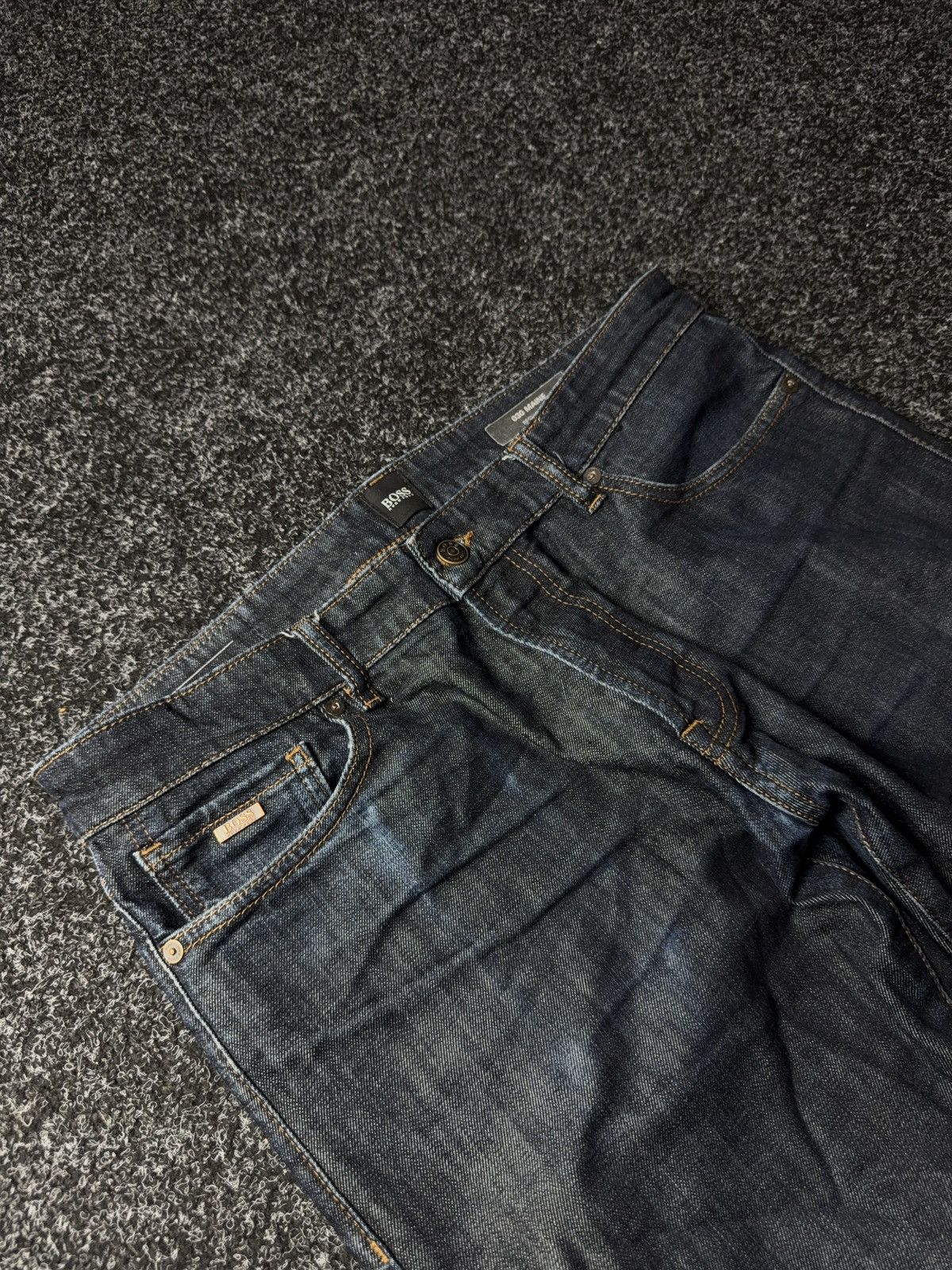 Hugo Boss Vintage 00s Y2K Hugo BOSS Retro Luxury Denim pants Jeans Size US 34 / EU 50 - 7 Thumbnail