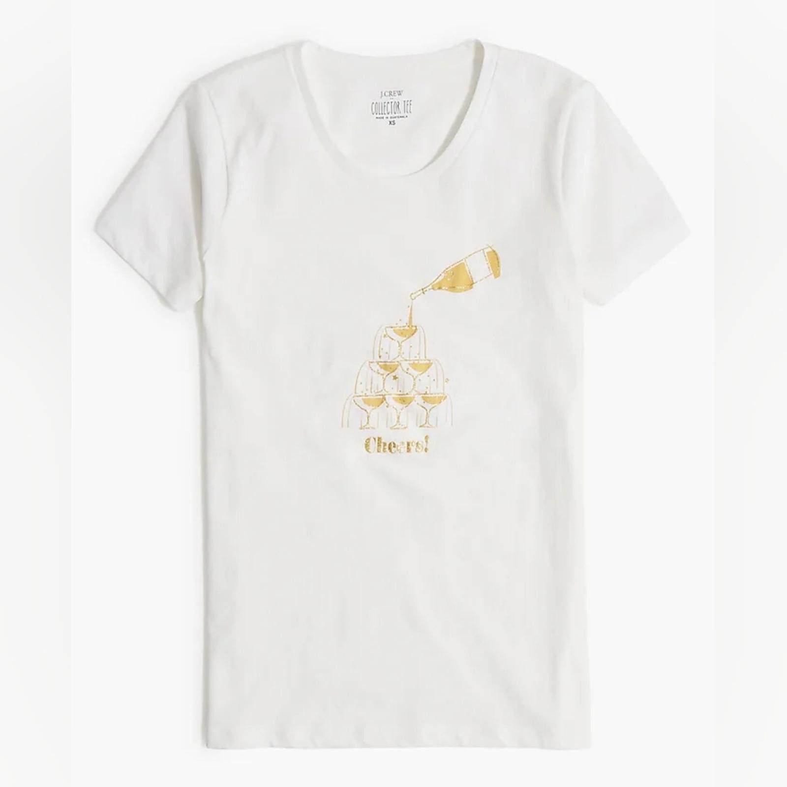 J.Crew J Crew Champagne Tower Graphic Tee Size M / US 6-8 / IT 42-44 - 1 Thumbnail
