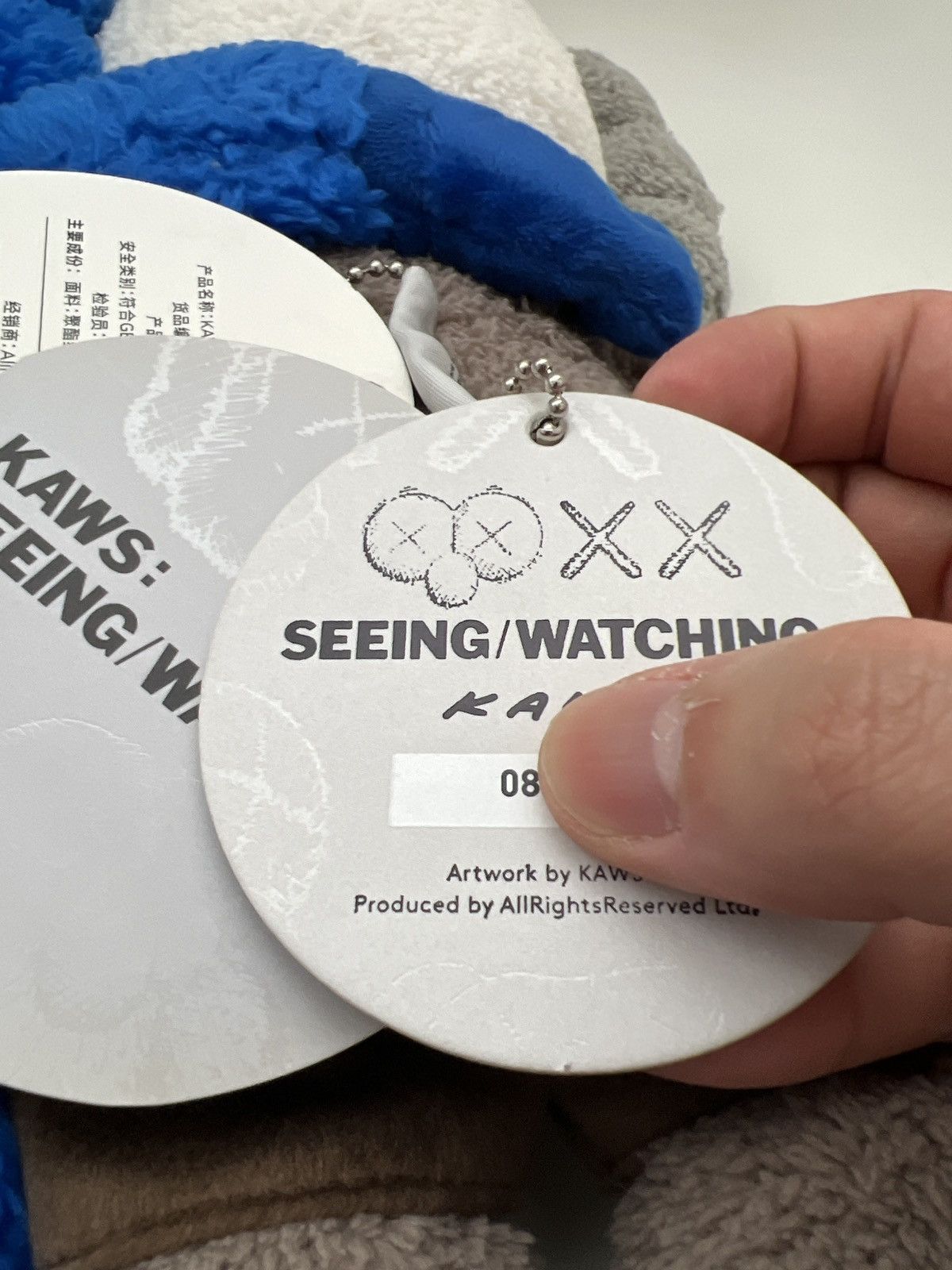 Kaws Kaws Seeing/watching Plush Size ONE SIZE - 3 Thumbnail