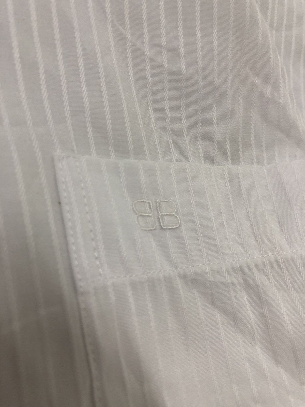 Balenciaga BALENCIAGA LINEN WHITE BUTTON UP Size US L / EU 52-54 / 3 - 4 Thumbnail