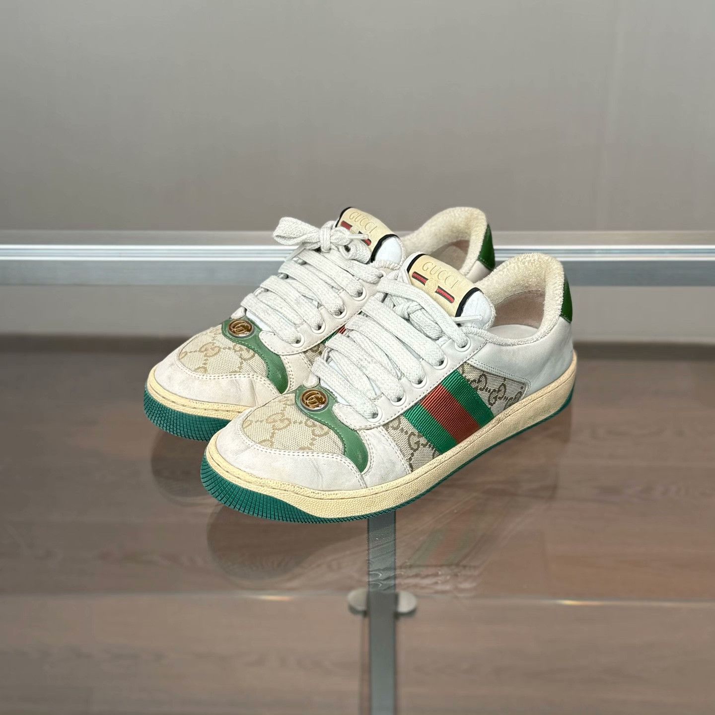 Gucci Gucci Leather Lowtop Sneakers 36 Women Size US 6 / IT 36 - 1 Thumbnail