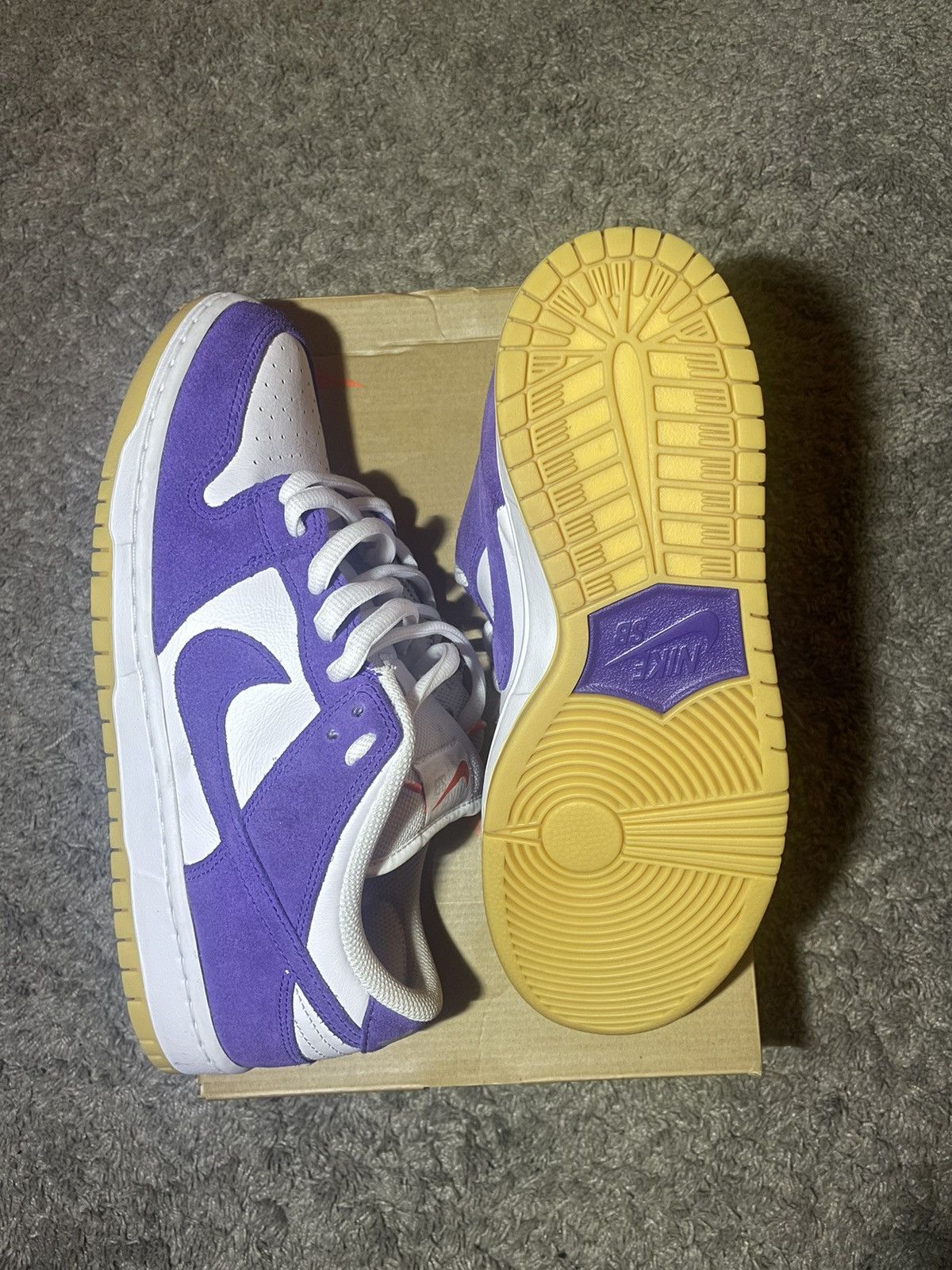 Nike Nike SB Dunk Low Orange Label Court Purple Size US 9.5 / EU 42-43 - 4 Thumbnail