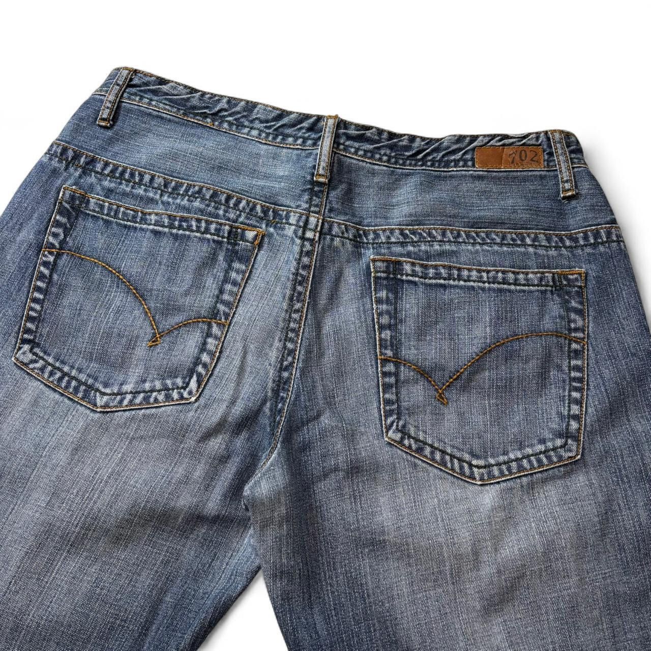 Vintage Vintage Y2K Faded Blue Baggy Denim Jeans - W36 L28.5 Size US 36 / EU 52 - 8 Thumbnail