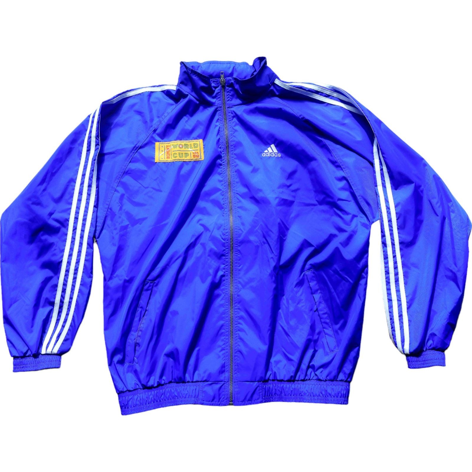 Adidas Women's World Cup 1999 Adidas L Windbreaker w Stuffed Hood Size L / US 10 / IT 46 - 1 Thumbnail