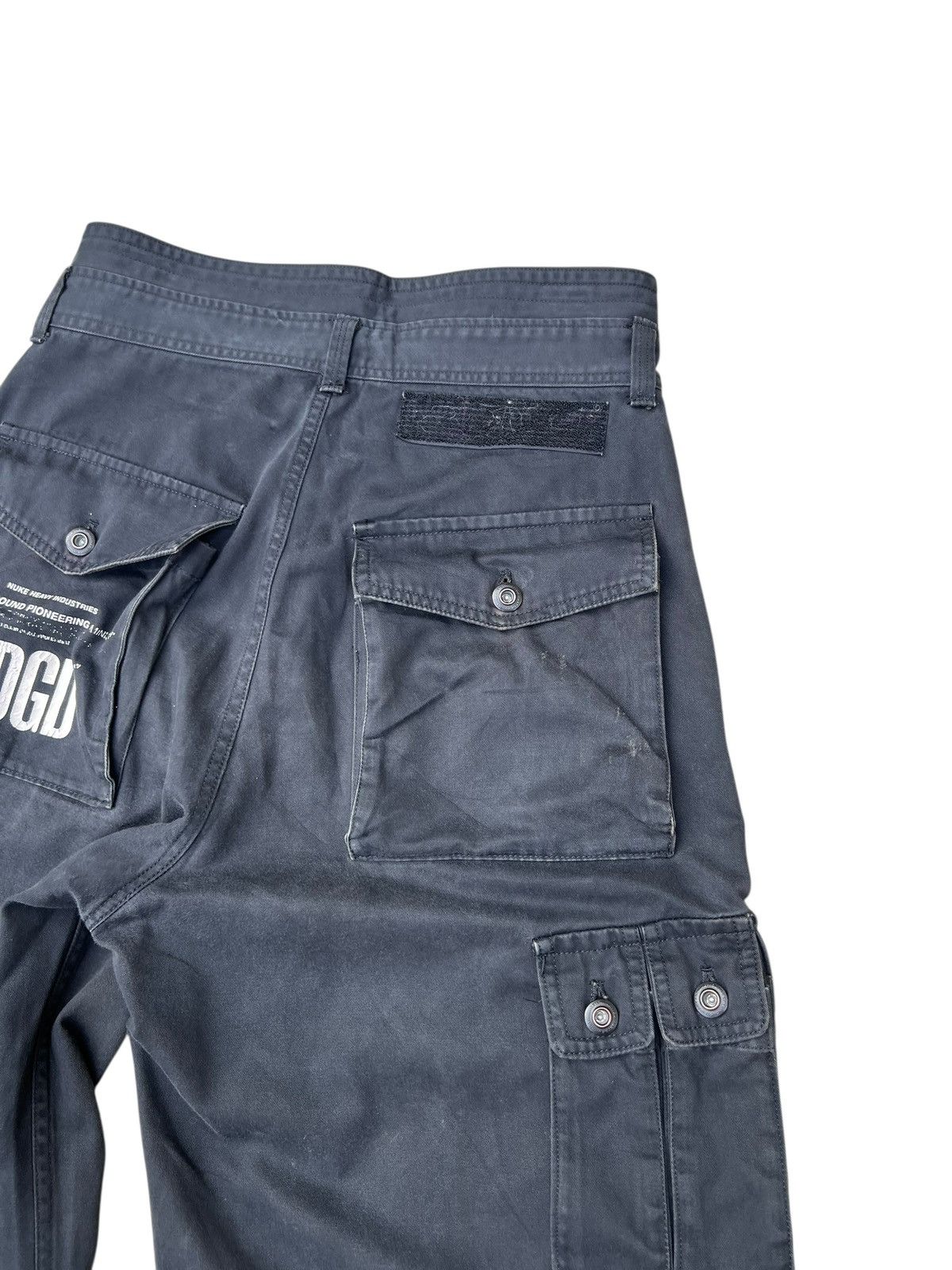Julius Vintage NUKE Pre- Julius 7 Faded Wide Leg Cargo Trouser Pant Size US 29 - 19 Thumbnail