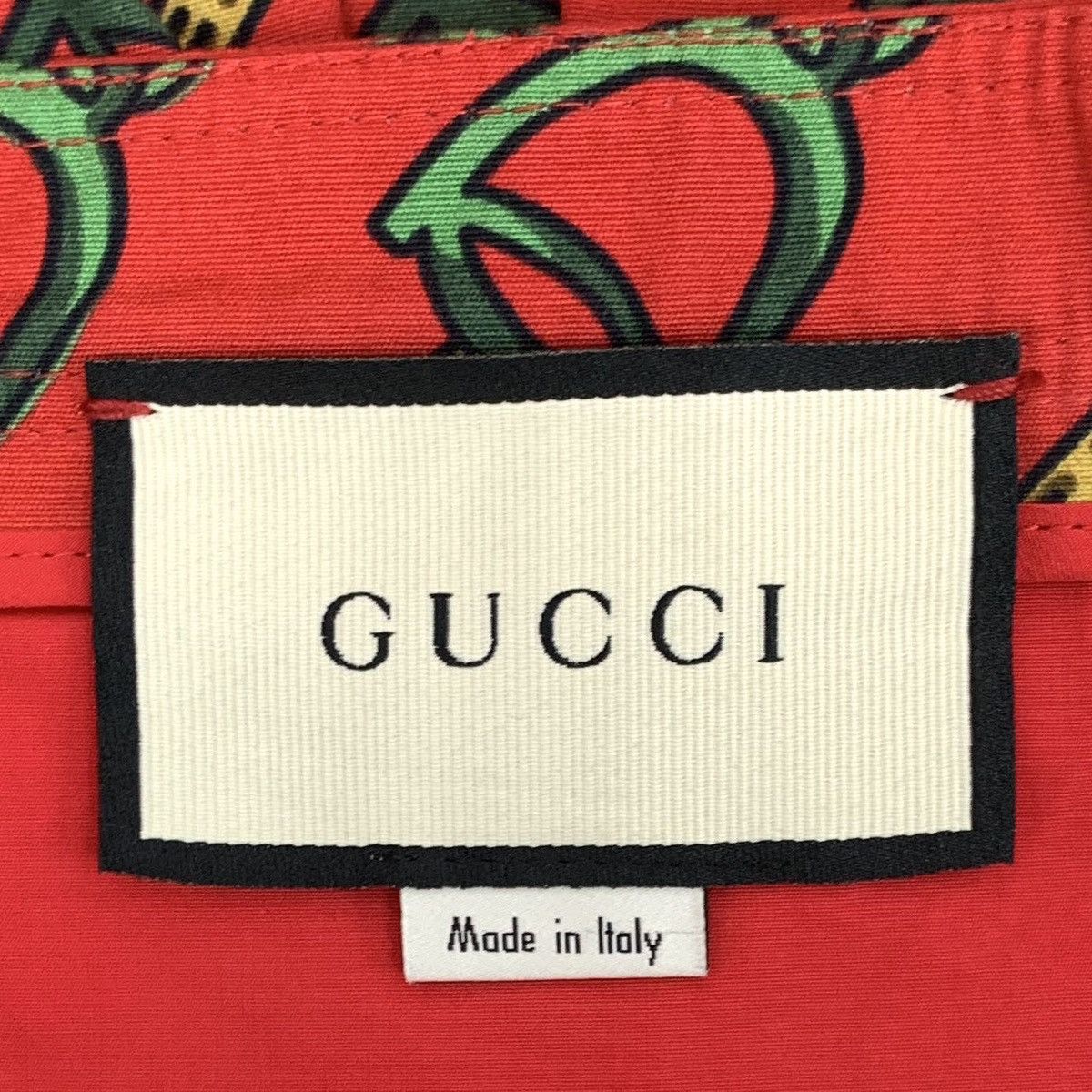 Gucci Gucci Red Lock All-over Print Cotton Casual Long Skirt K26WX Size 28" / US 6 / IT 42 - 6 Thumbnail