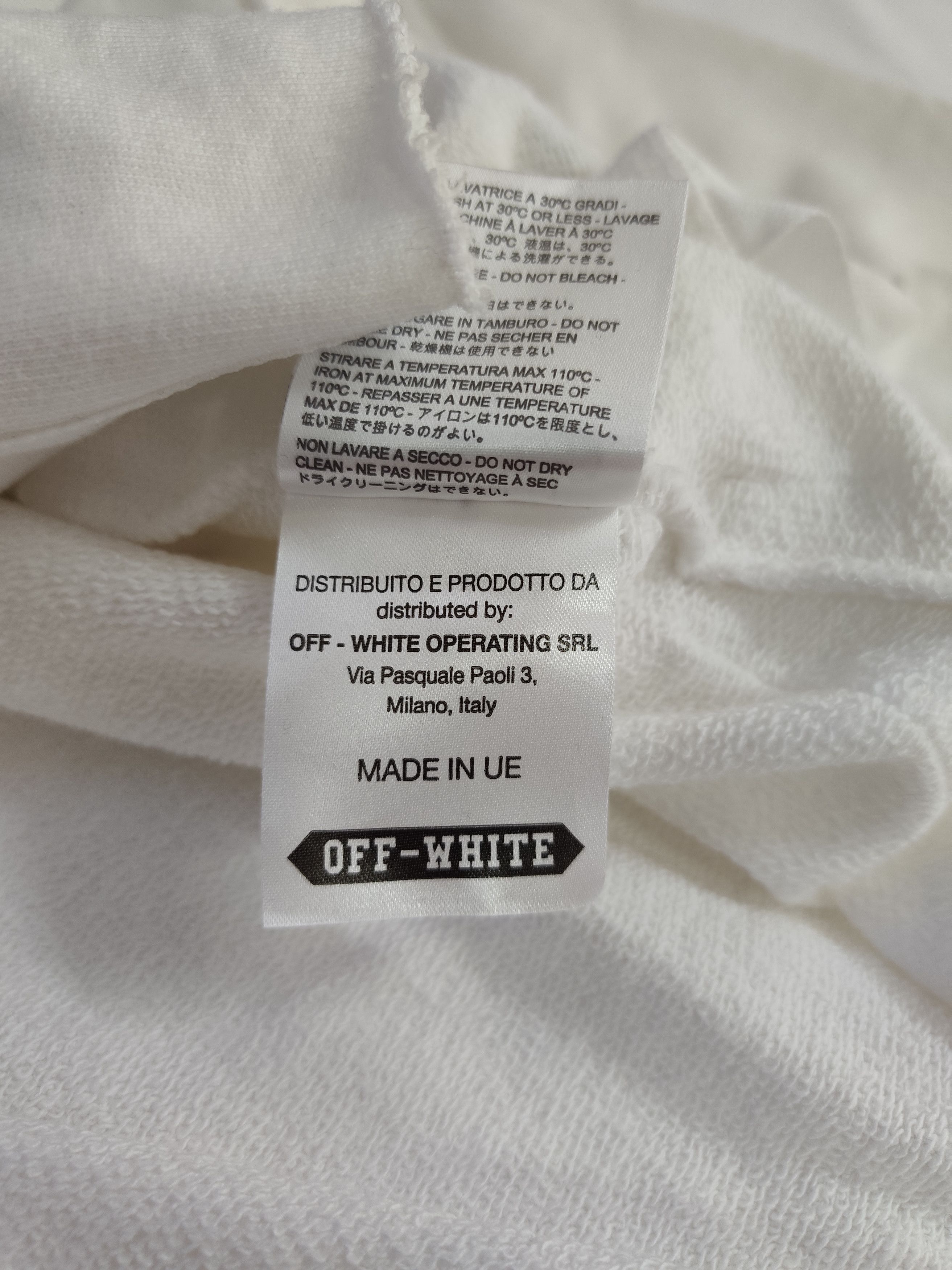Off-White Off-White "Blue Collar Hoodie" Size US S / EU 44-46 / 1 - 7 Thumbnail