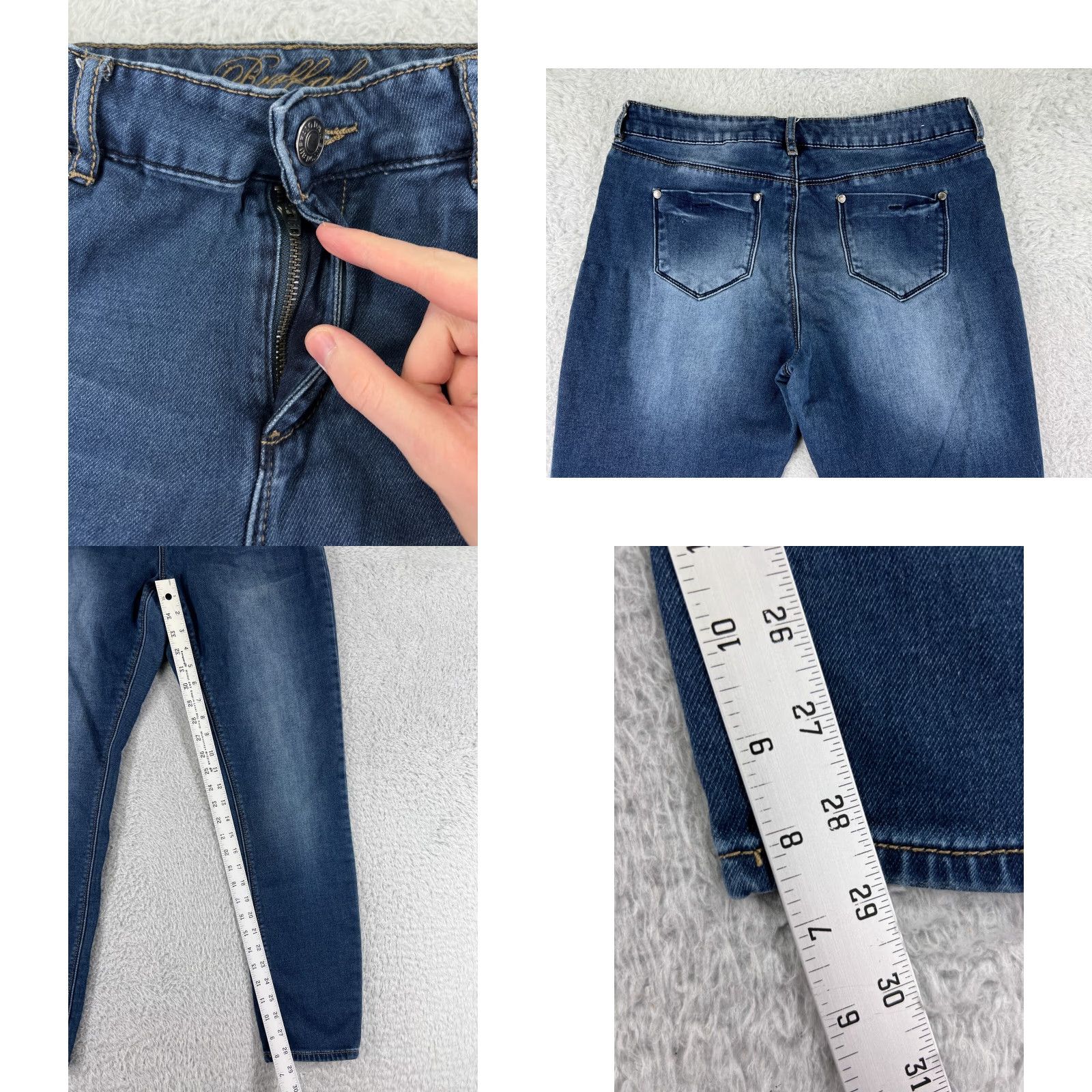 Buffalo David Bitton Buffalo by David Bitton Jeans Womens 30 Blue Denim Mid Rise Boyfriend Pants Denim Size 30" / US 8 / IT 44 - 8 Thumbnail