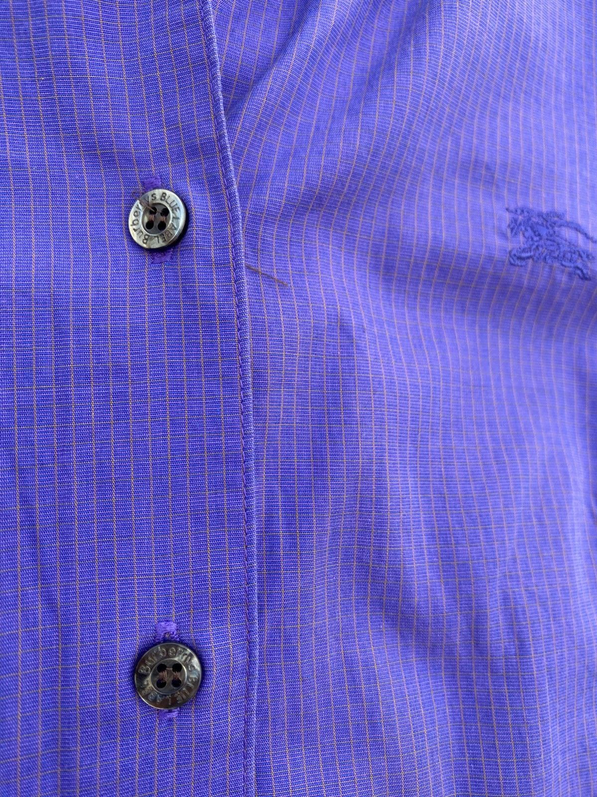 Burberry Rare Vintage 90s Burberry Blue Label Women Buttons Shirt Size XS / US 0-2 / IT 36-38 - 8 Thumbnail