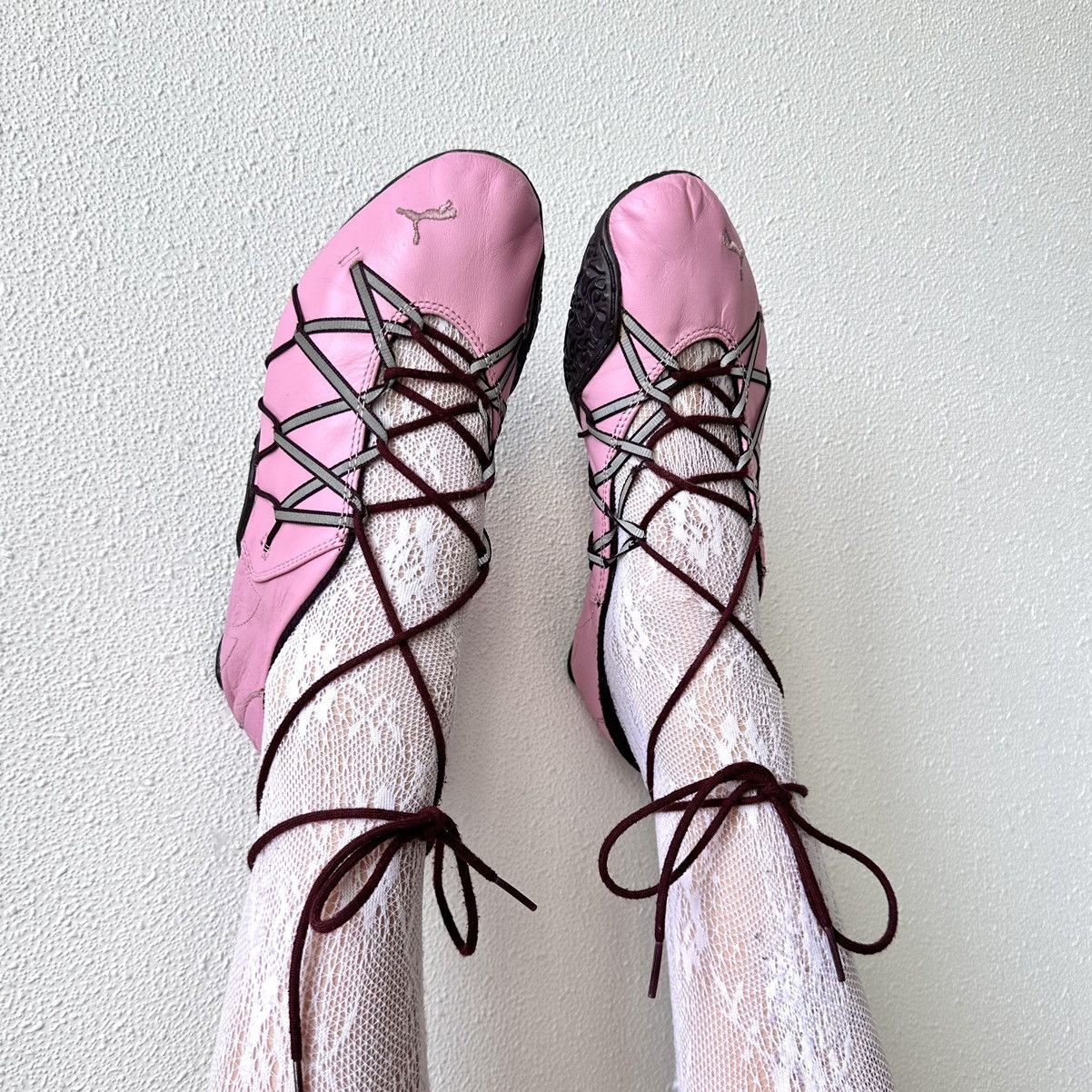 Jil Sander × Puma RARE Puma Lace Up Ballet Flats Shoes Sneakers Speedcat Vibe Size US 6 / IT 36 - 7 Thumbnail