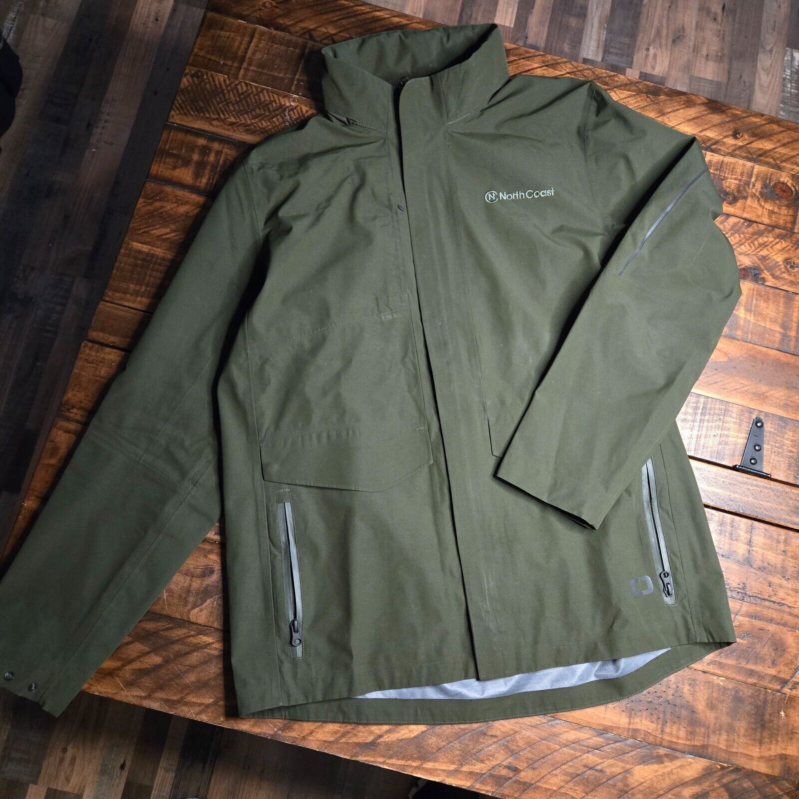 Ogio OGIO Men's Size L Hooded Shell Utilitarian Jacket Green C1 Size US L / EU 52-54 / 3 - 1 Thumbnail