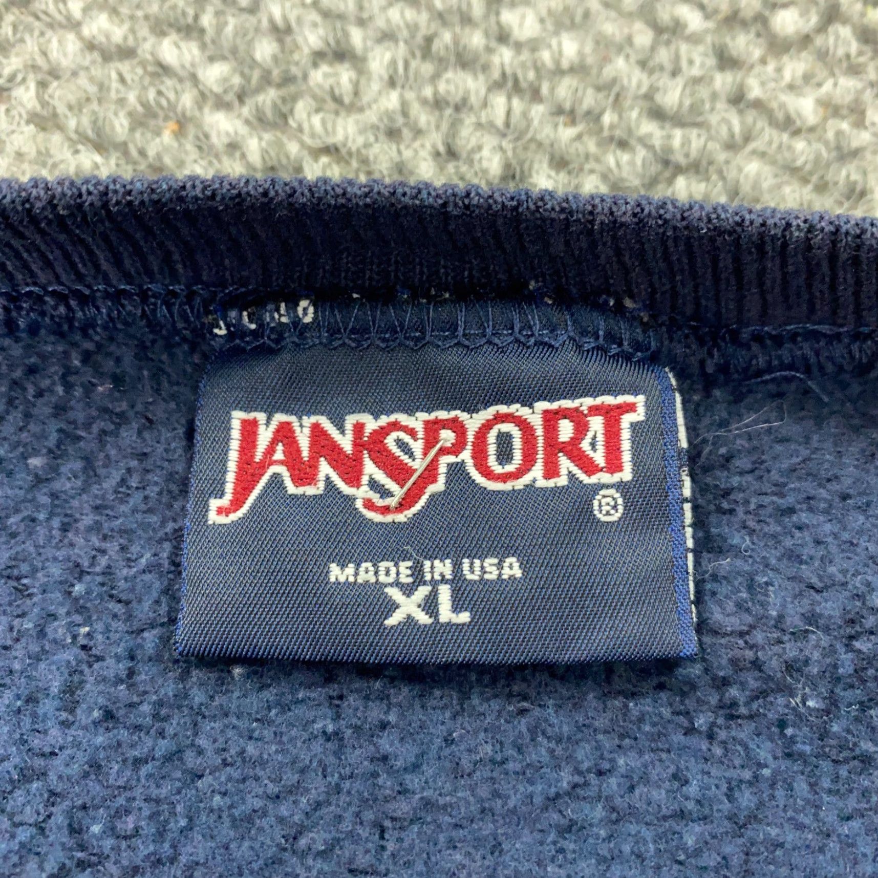 Jansport VINTAGE JanSport USA Crew Sweatshirt Mens XL Blue Embroidered College University Size US XL / EU 56 / 4 - 3 Thumbnail
