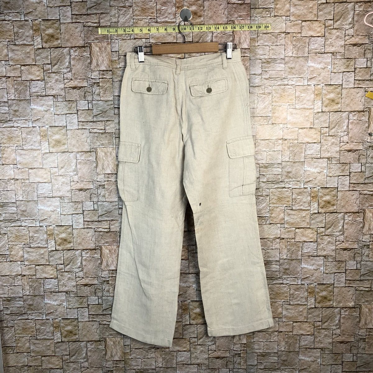 Japanese Brand Japanese Brand White Cargo Multipocket Pants #A735 Size 26" / US 2 / IT 38 - 16 Thumbnail