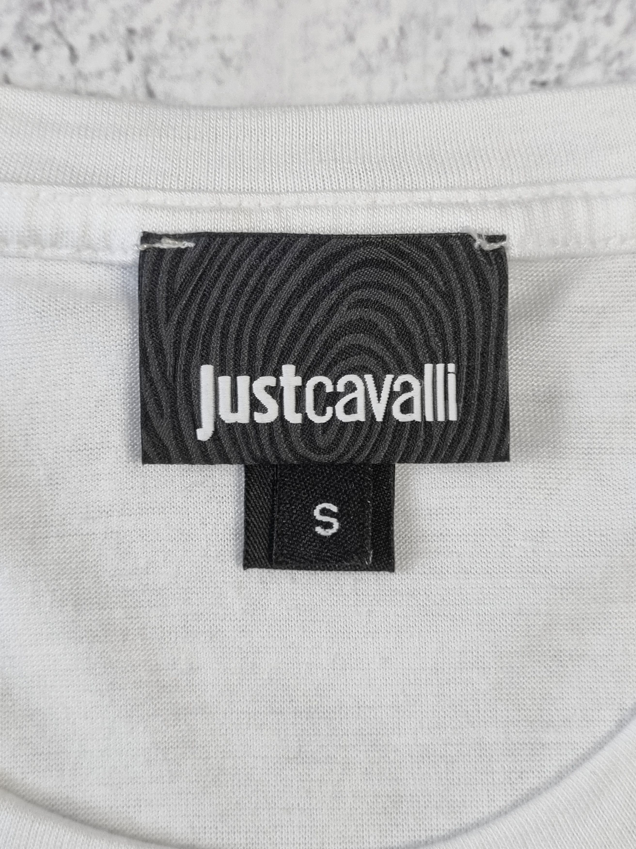 Just Cavalli × Roberto Cavalli × Vintage Just Cavalli Abstract Logo T-Shirt Size S / US 4 / IT 40 - 6 Thumbnail