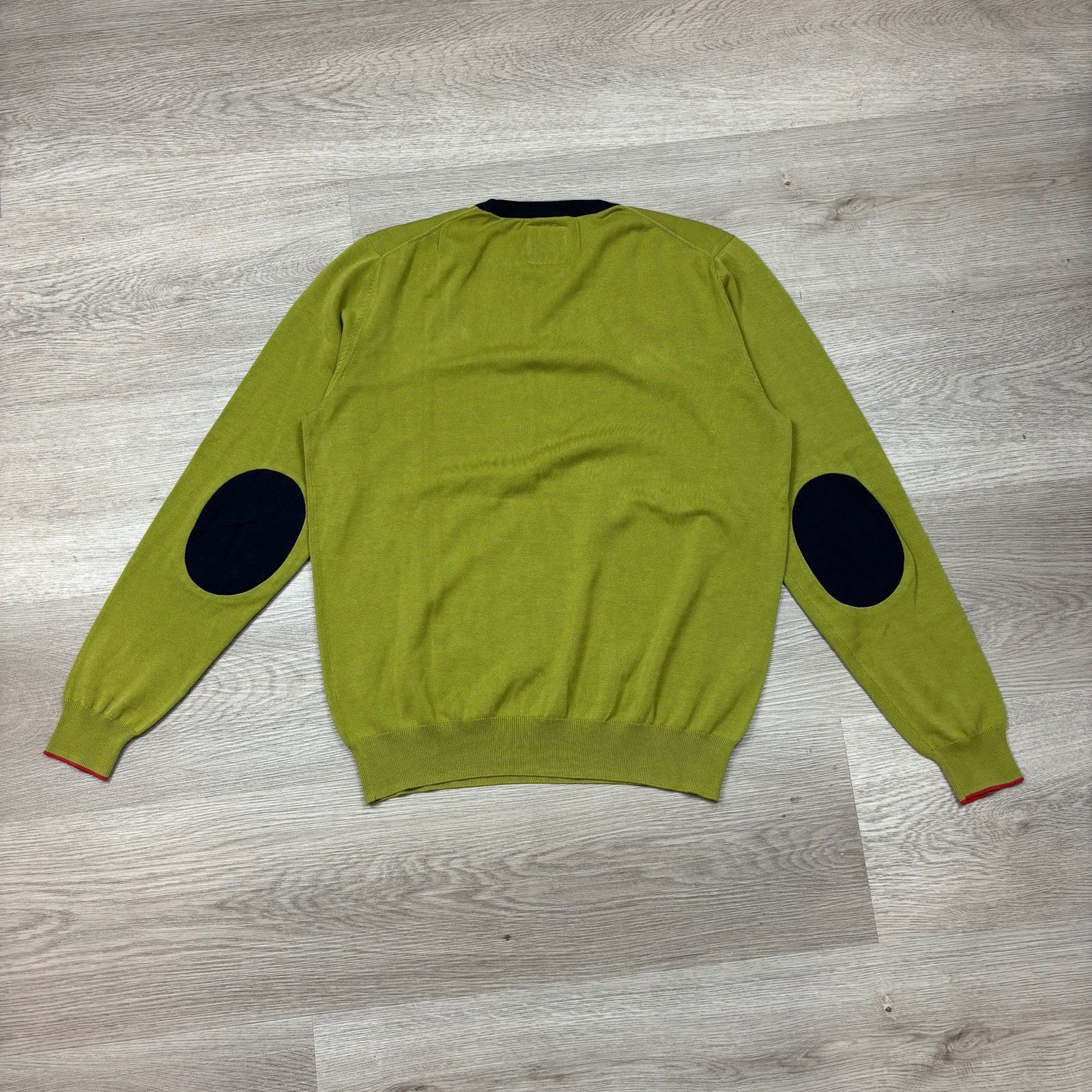 Other Sun68 Cotton Knit Crewneck Sweater Elbow Pads Men's Large Size US L / EU 52-54 / 3 - 3 Thumbnail