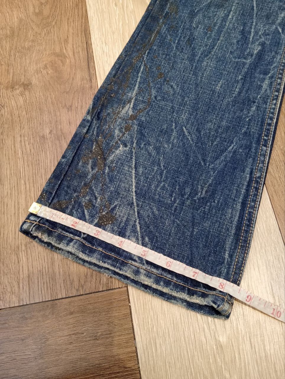 GOSTAR DE FUGA FUGA BLUE DISTRESSED FLARED DENIM PANTS Size US 30 / EU 46 - 19 Thumbnail
