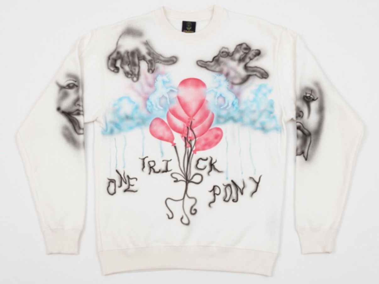 Other Rare sold out spacebrat hand painted sweatshirt 2021 1/1 Size US M / EU 48-50 / 2 - 1 Thumbnail