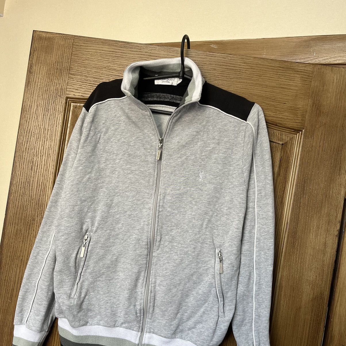 Yves Saint Laurent YSL Hoodie Sweatshirt Zip YSL Sweatshirt YSL Size US S / EU 44-46 / 1 - 4 Thumbnail