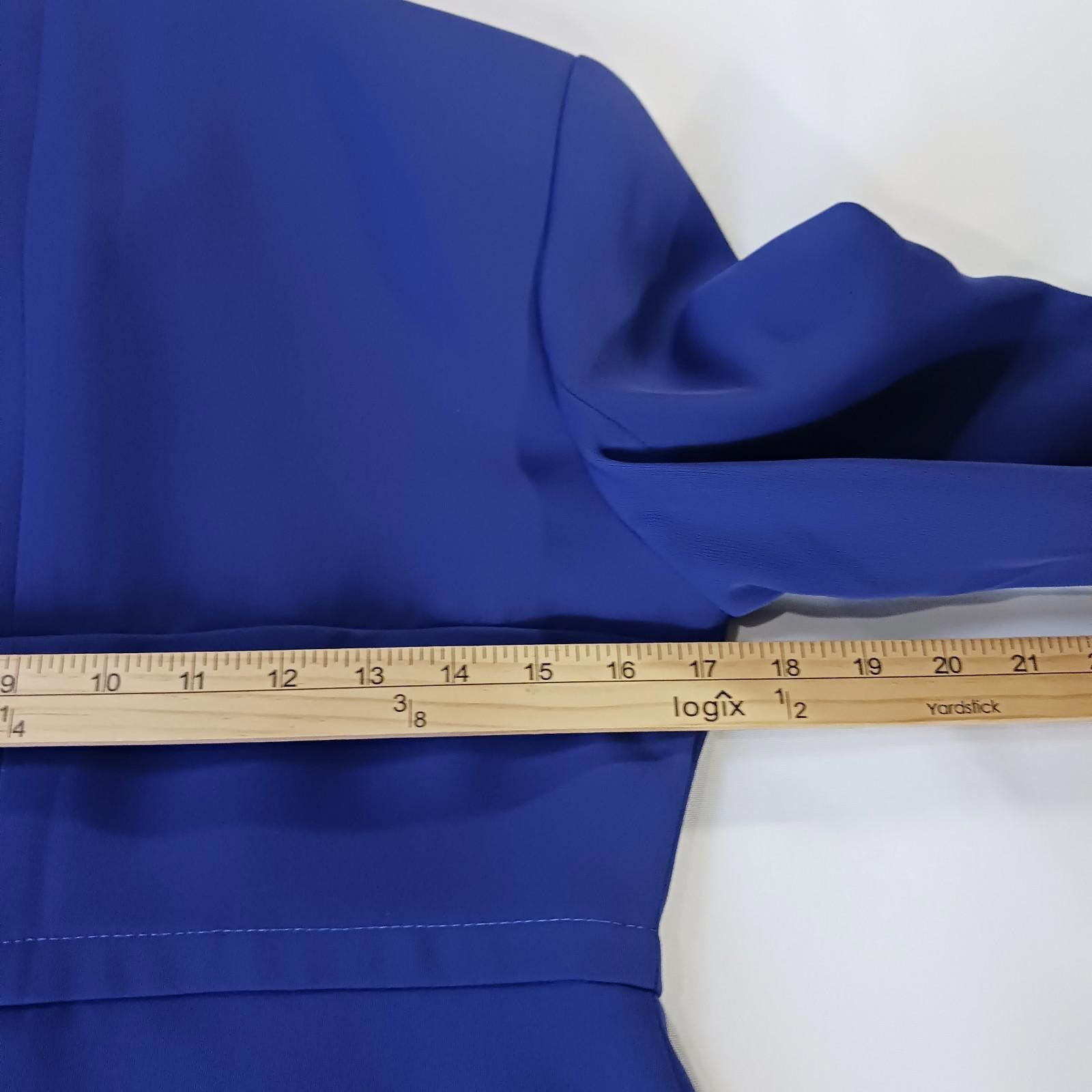Designer Rina Rossi Women's Purple Blue Dress Casual Blazer Coat Sz 4 Size S / US 4 / IT 40 - 5 Thumbnail