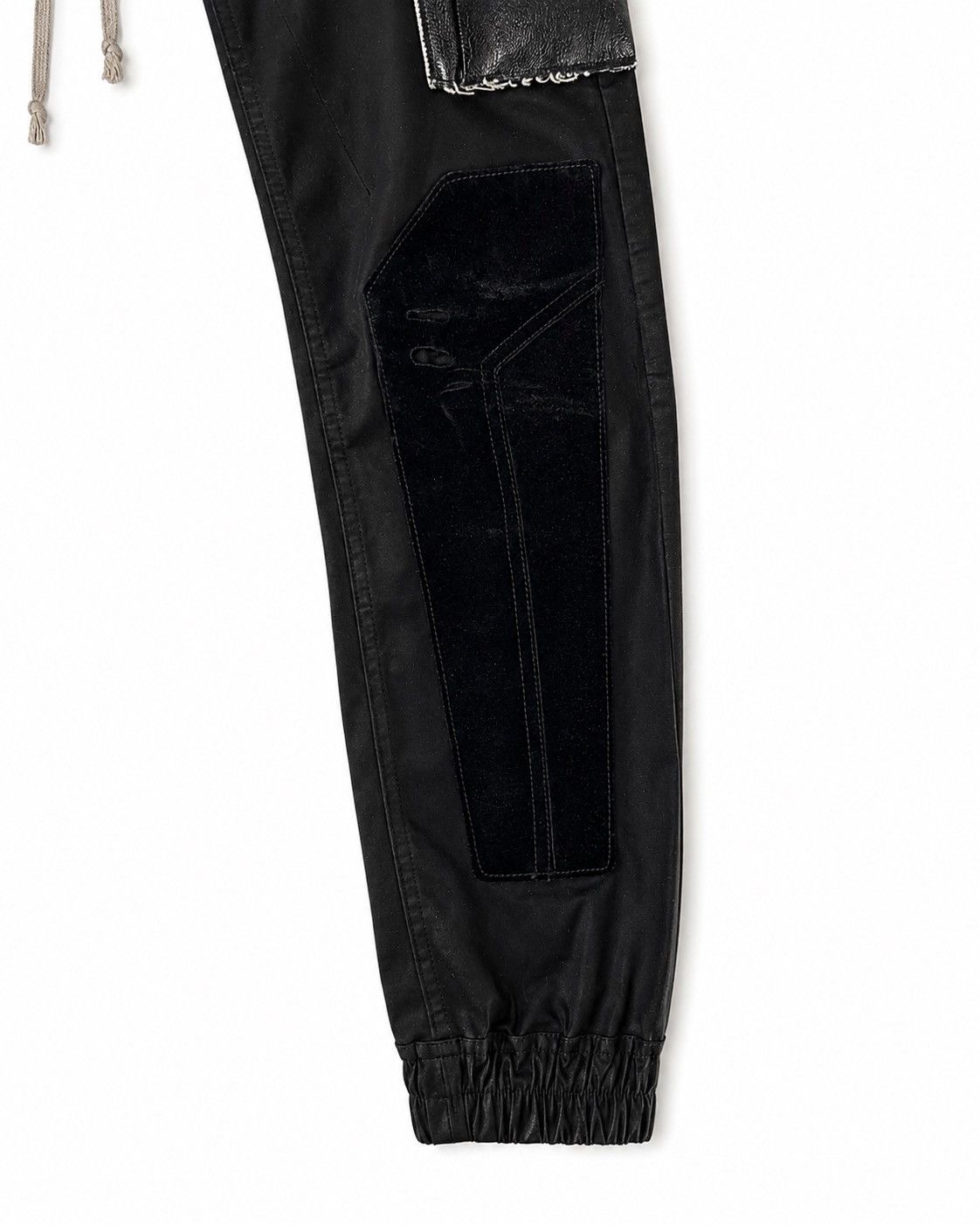 Rick Owens Rick Owens Larry FW19 Cotton Pants with Calfskin Suede Size US 32 / EU 48 - 4 Thumbnail