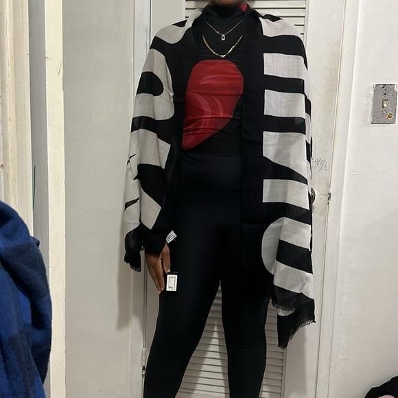 New Authentic MOSCHINO SCARF WITH LOGO,description:MOSC
