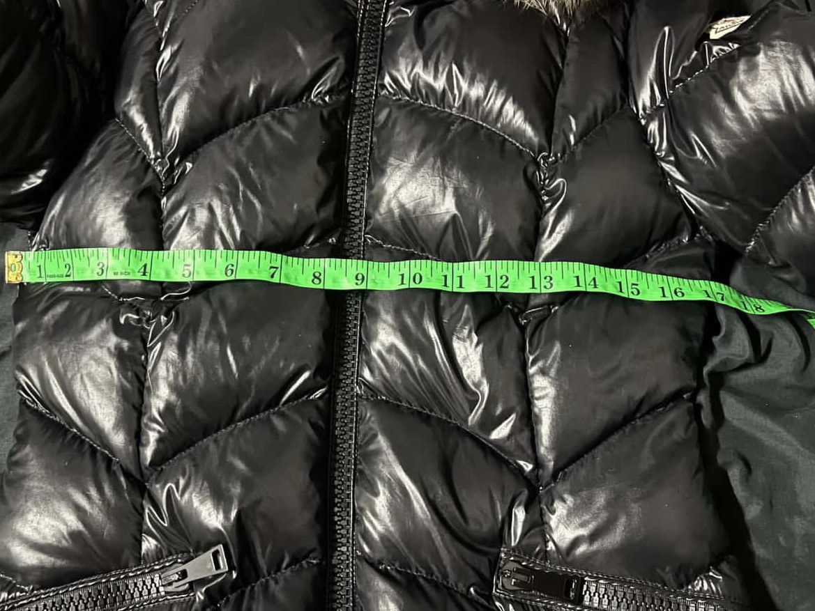Moncler Moncler Long Black Down Coat Fur Hood Glossy Puffer Size US S / EU 44-46 / 1 - 13 Thumbnail