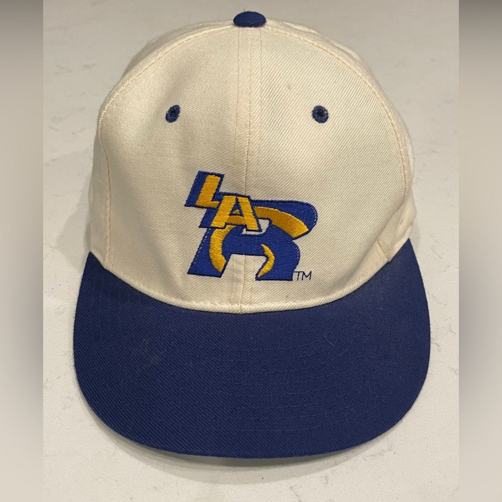 New Era VINTAGE NEW ERA LOS ANGELES RAMS IVORY 5950 PRO NFL LOGO HAT Size ONE SIZE - 1 Thumbnail