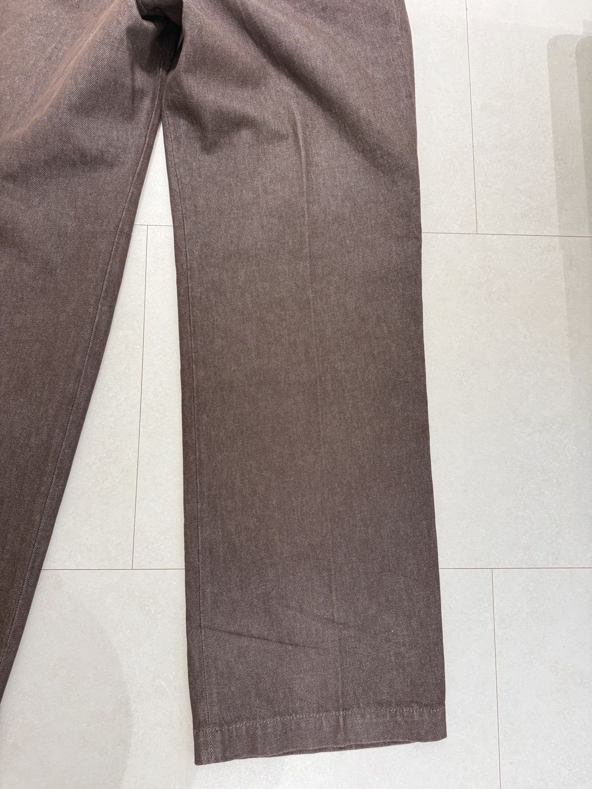 Dries Van Noten Dries Van Noten Pleated Brown Denim Pants Size US 30 / EU 46 - 15 Thumbnail