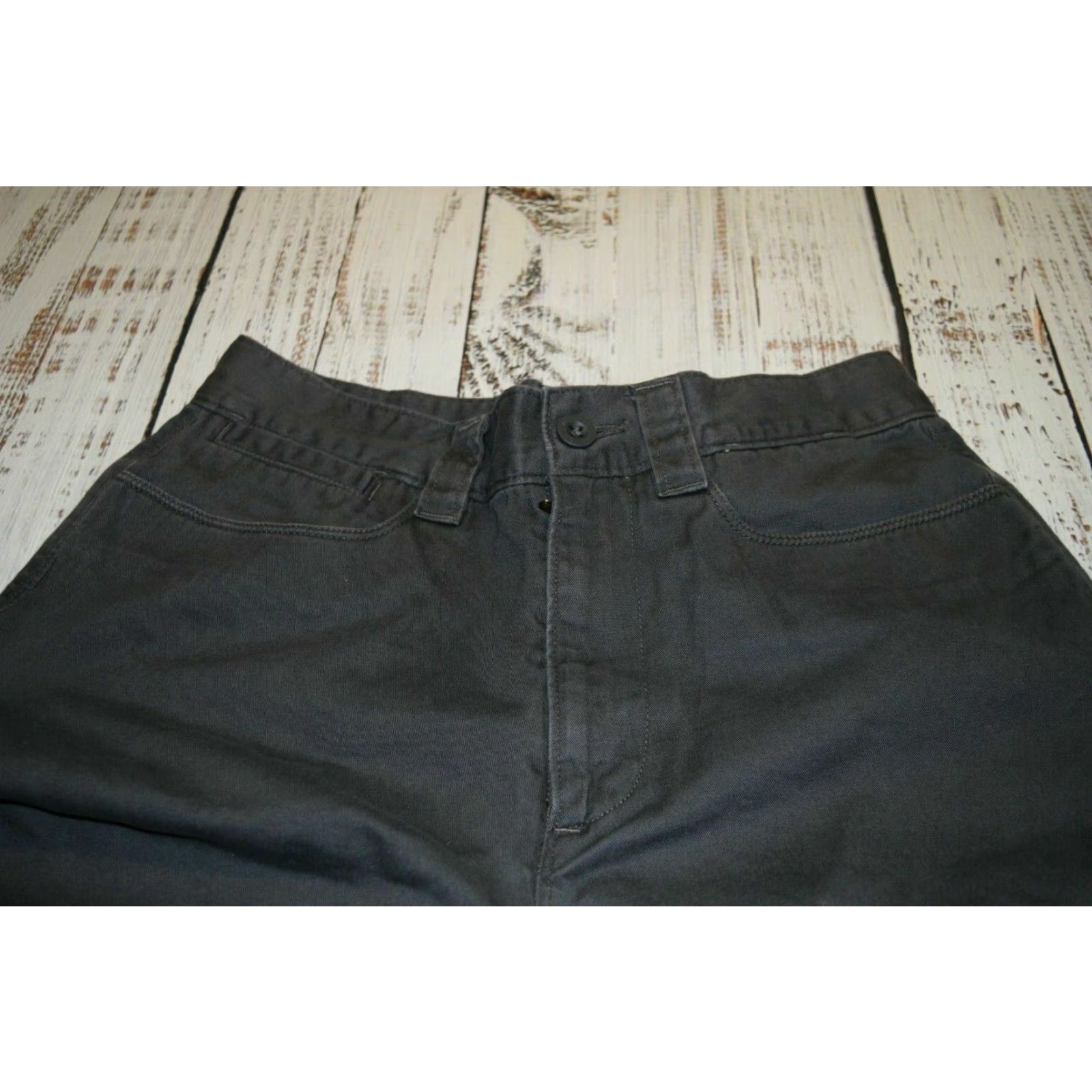 The North Face THE NORTH FACE Khaki Chino Shorts 30x11.5in Regular Gray 100% Cotton Axsr Silverton Hiking Casual Mens Size US 30 / EU 46 - 2 Thumbnail