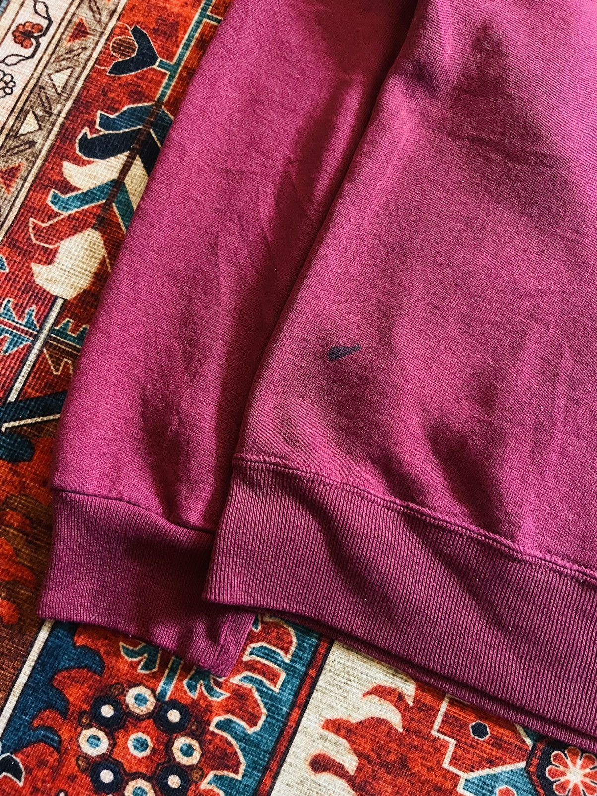 Russell Athletic Vintage Russell Athletic Maroon Pullover Hoodie Size US L / EU 52-54 / 3 - 8 Thumbnail