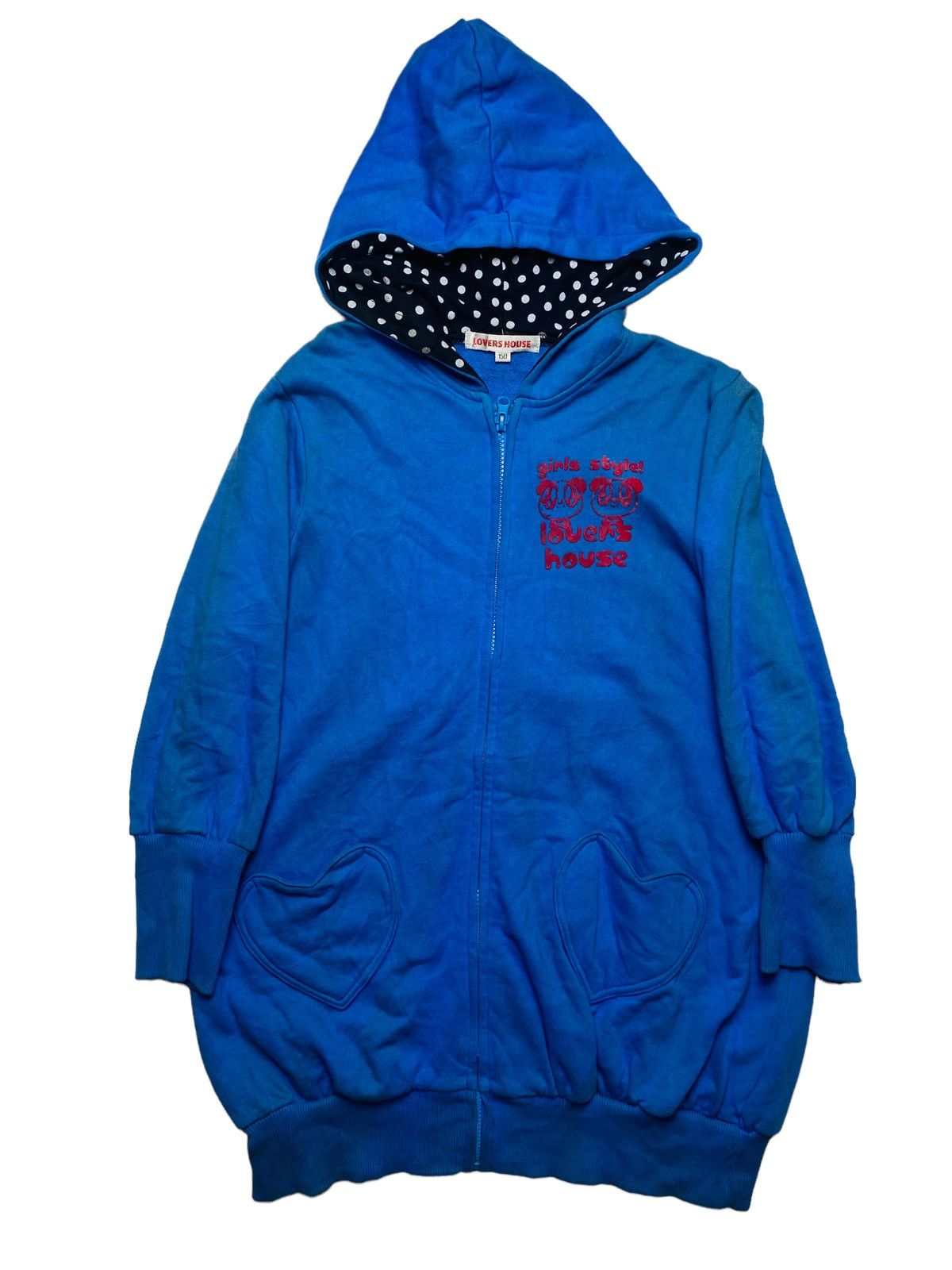 Angel Blue 2000s Super Lovers - Long Zip Hoodie Jacket Size S / US 4 / IT 40 - 2 Thumbnail