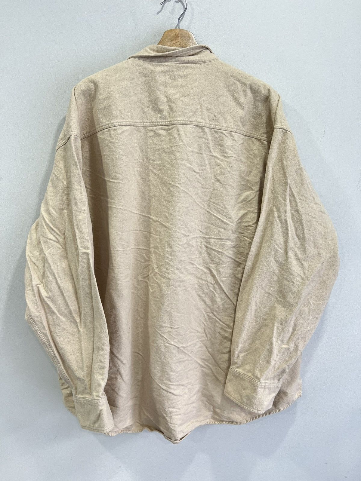 Cabelas Cabelas Chamois Deerskin Soft Button Up Shirt 3XL Size US XXL / EU 58 / 5 - 2 Thumbnail