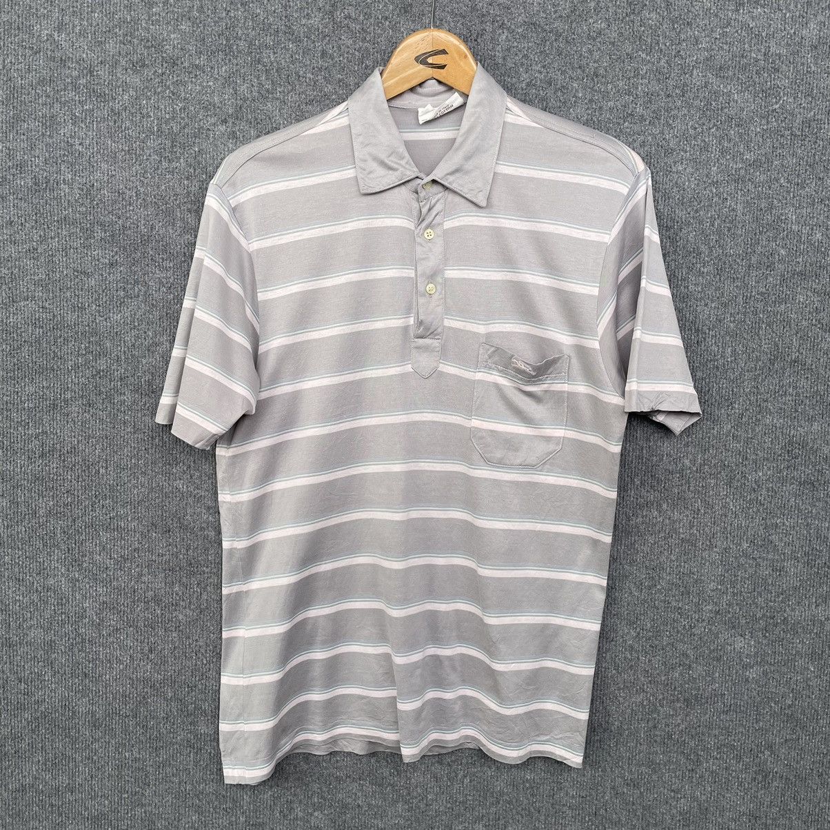 Designer × Longchamp Longchamp Paris Stripes Polo Shirt Made in Italy Size US M / EU 48-50 / 2 - 1 Thumbnail