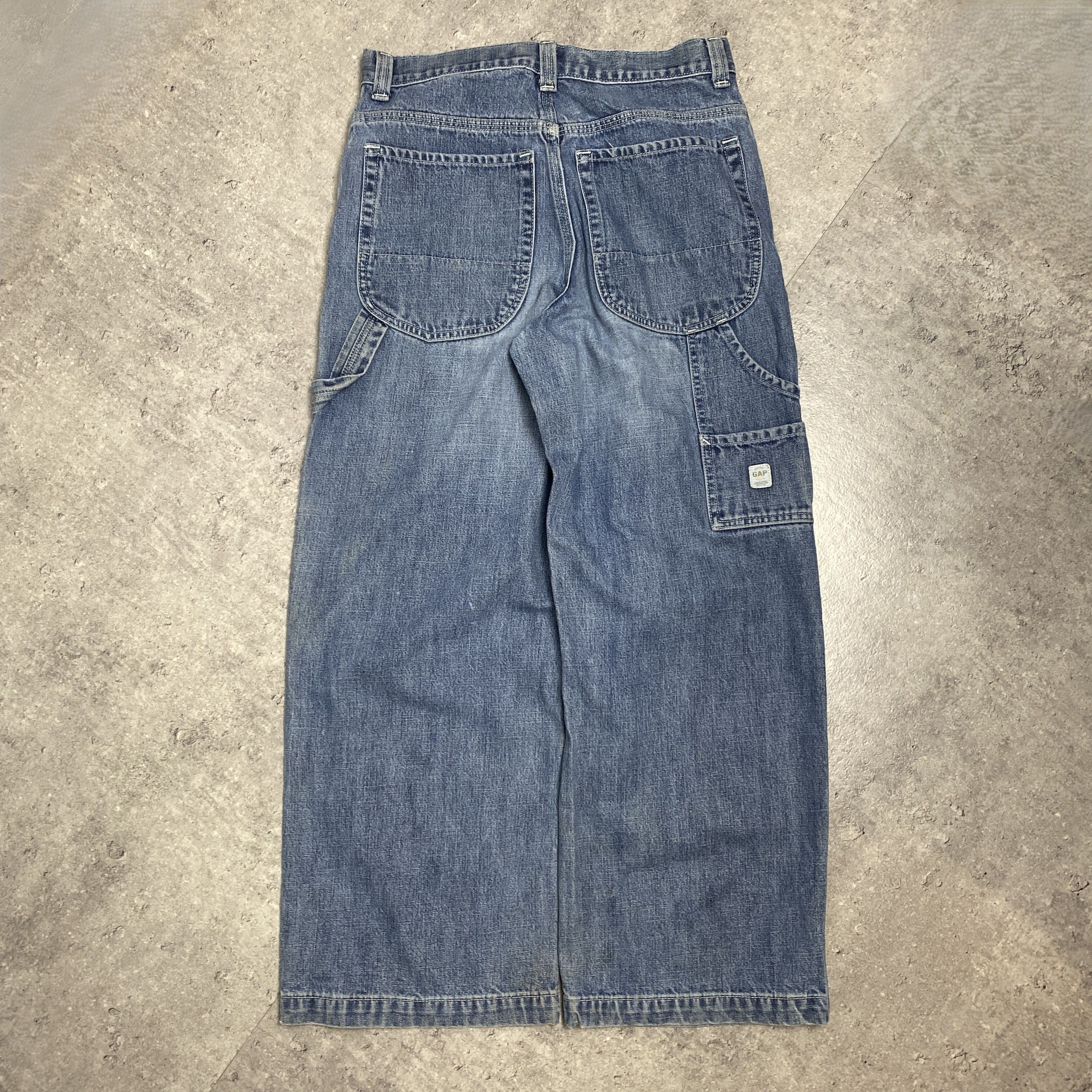 GAP BAGGY CARPENTER ストライプ 31/30 GAP BAGGY CARPENTER ストライプ 31/30 Baggy Carpenter Jeans | Gap