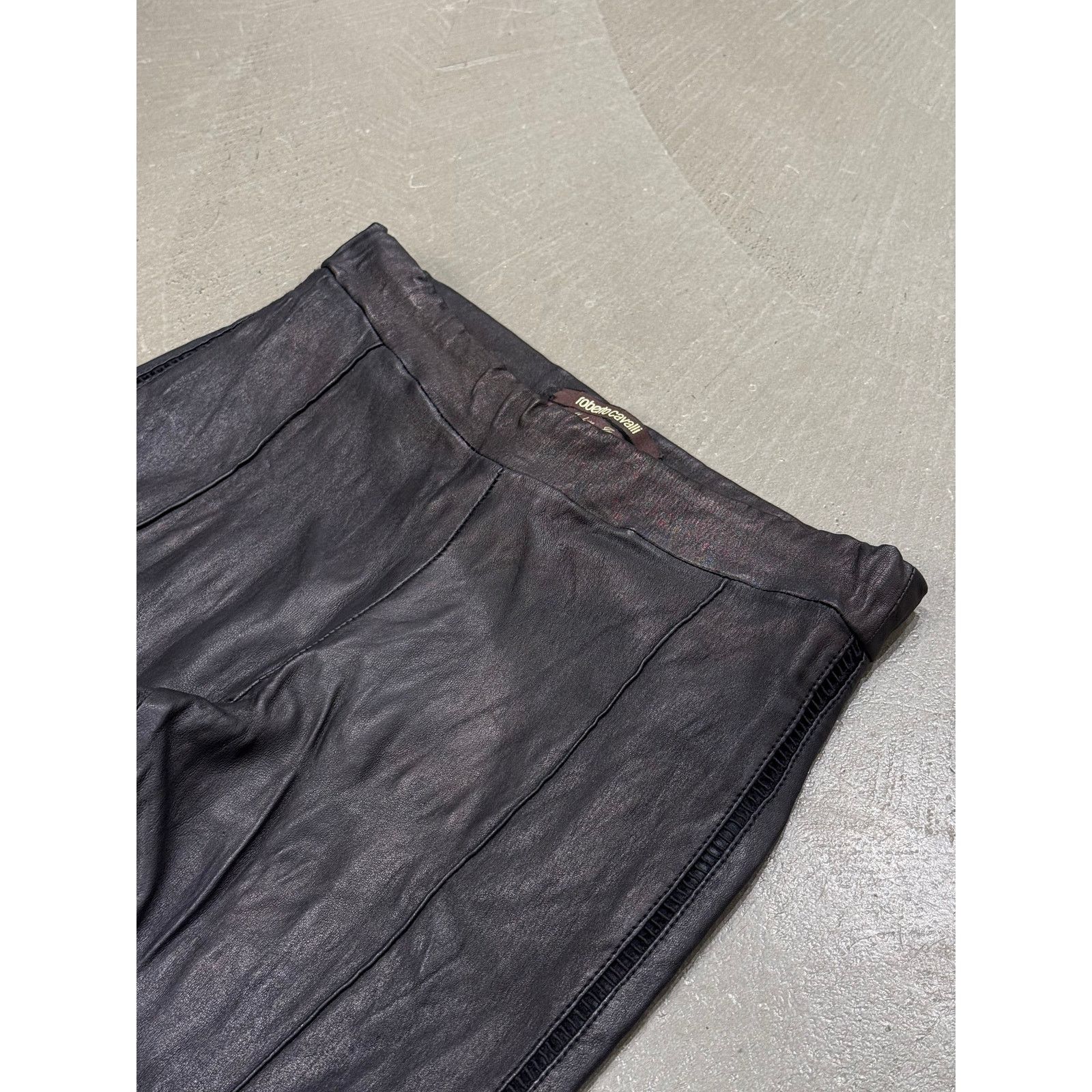 Roberto Cavalli 2010s Roberto Cavalli leather skinny pants Size 26" / US 2 / IT 38 - 4 Thumbnail