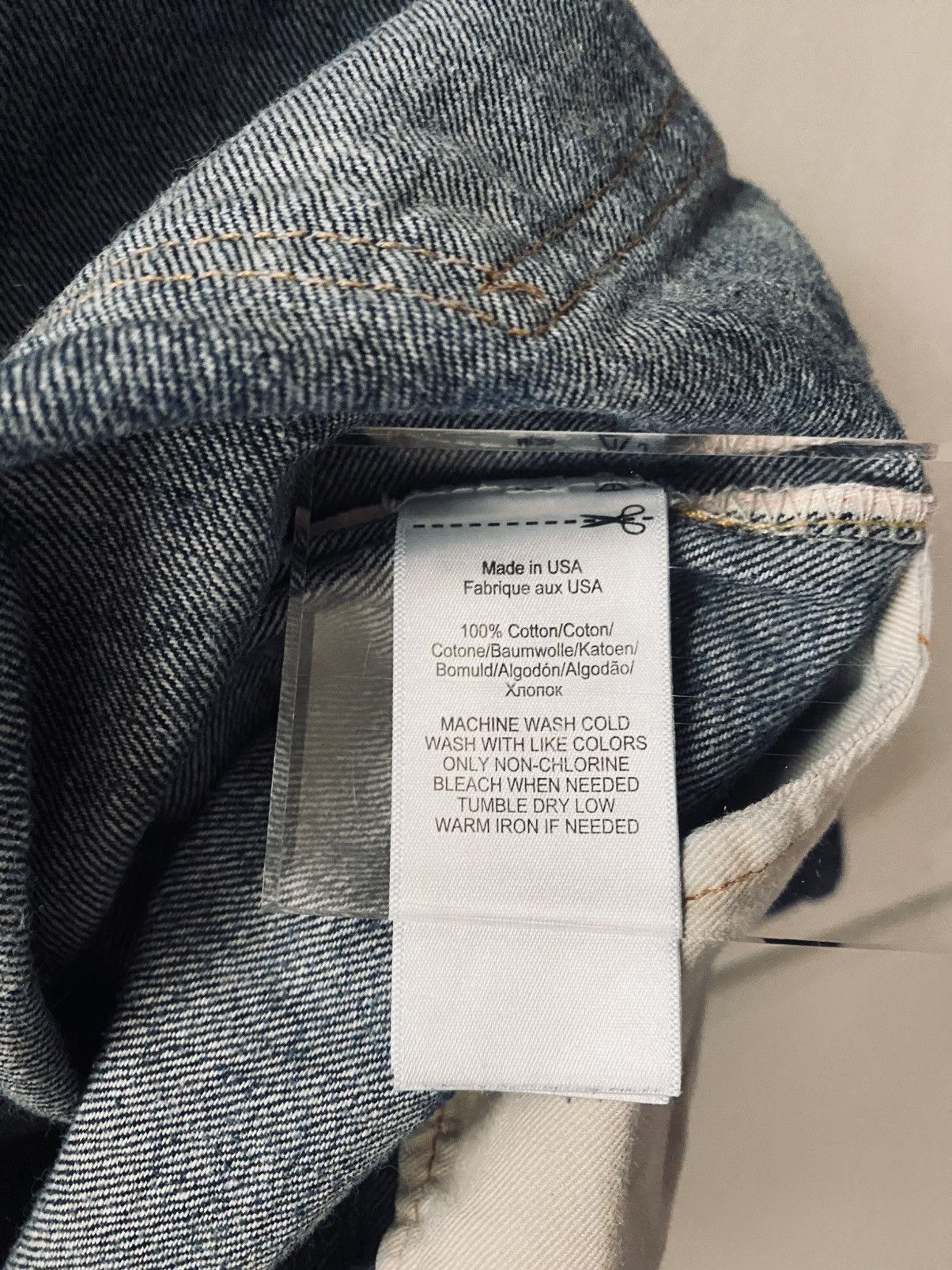 RRL Ralph Lauren RRL Slim Fit American Selvedge Still Water Wash 2 Jeans 32 Size US 32 / EU 48 - 18 Thumbnail