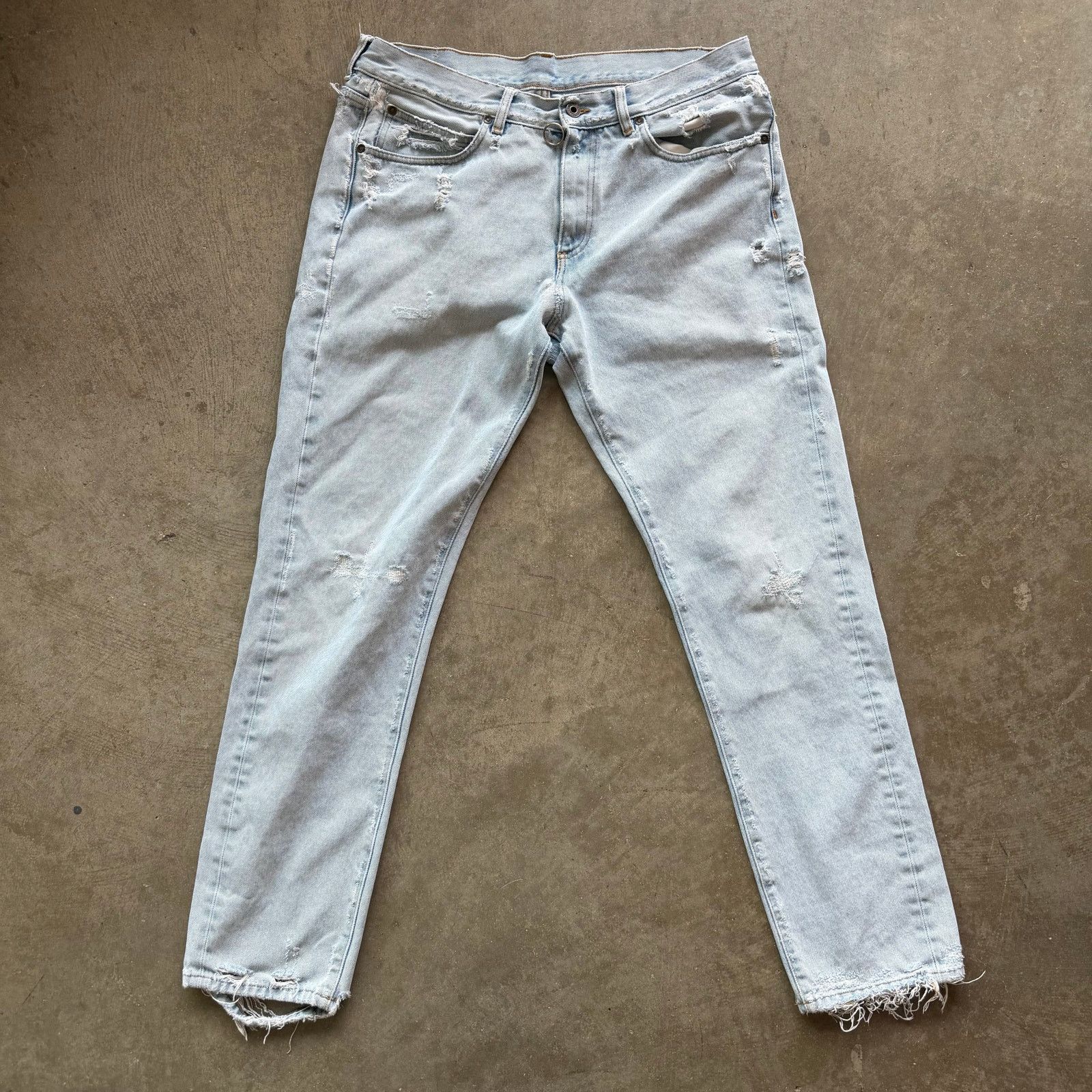 Off-White Off White Temperature Denim Blue Size US 32 / EU 48 - 1 Thumbnail