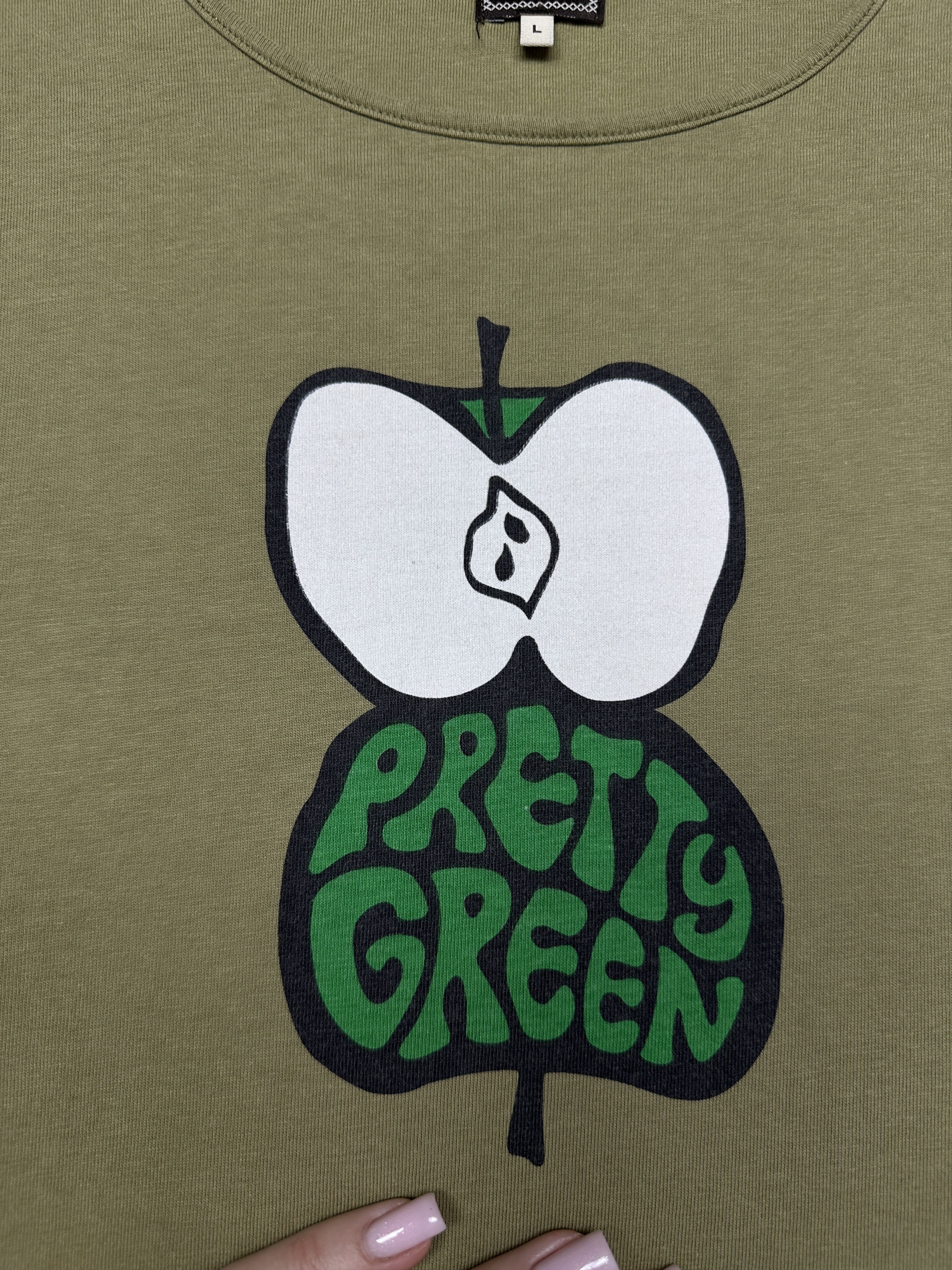 Pretty Green Pretty Green Big Logo Mens T-Shirt Tee Size US L / EU 52-54 / 3 - 3 Thumbnail