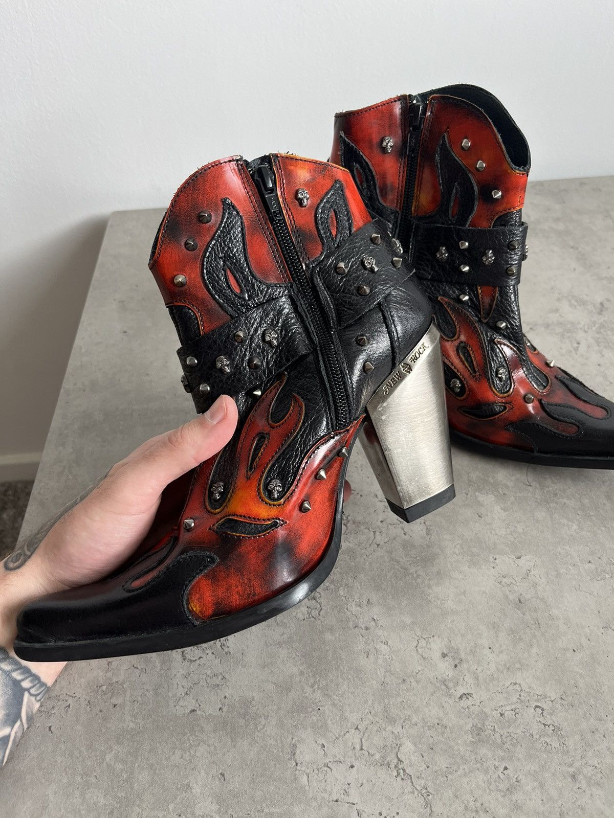New Rock New Rock Boot Bull Size 37 Size US 7 / IT 37 - 6 Thumbnail