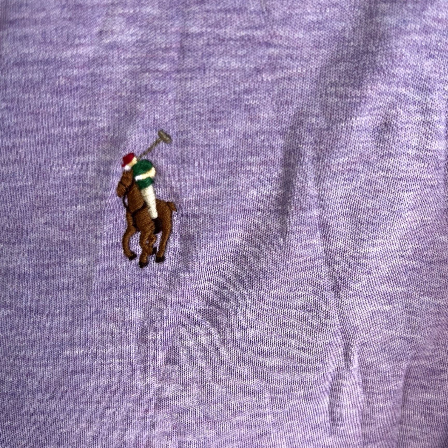 Ralph Lauren Ralph Lauren Polo Shirt Mens 2XL Short Sleeve Classic Fit Purple Cotton Polo Shirt Logo Embroidered Adult Men Sportsman USA 90s Size US XXL / EU 58 / 5 - 3 Thumbnail