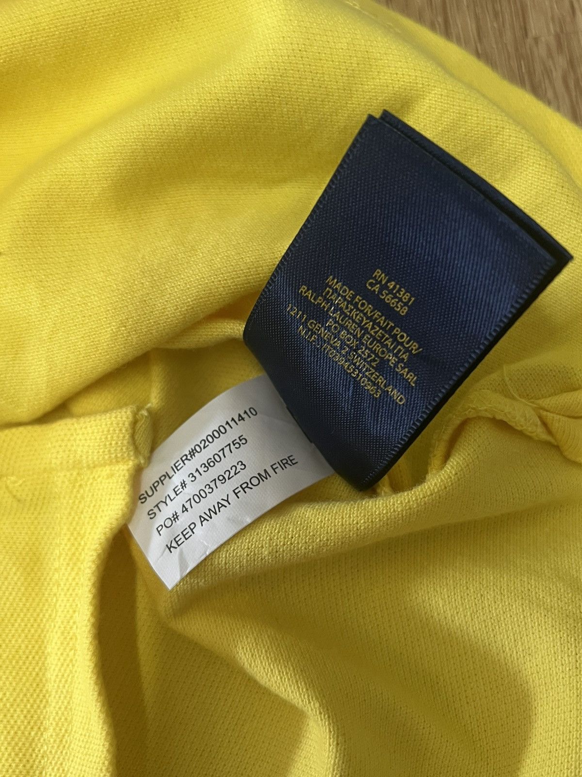 Polo Ralph Lauren × Ralph Lauren × Vintage Polo Ralph Lauren Classic yellow polo with 5 buttons Size S / US 4 / IT 40 - 3 Thumbnail