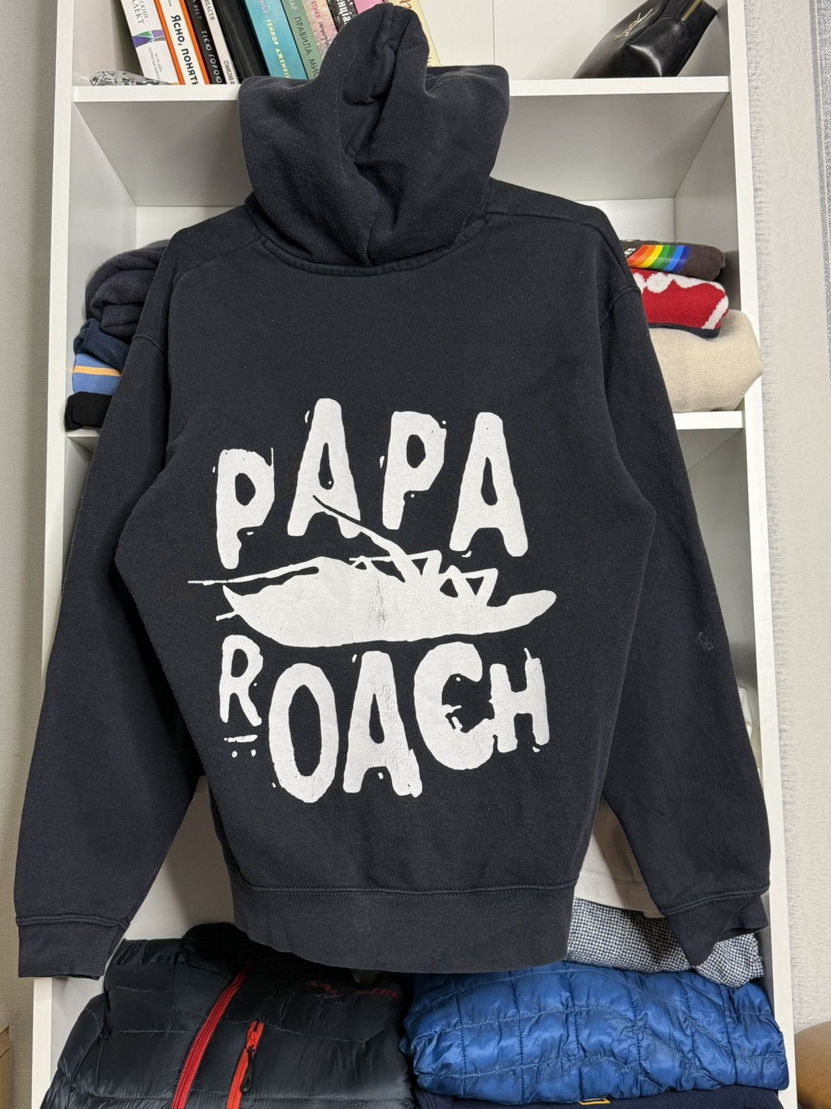 Fruit Of The Loom Vintage Papa Roach Hoodie size M Size US M / EU 48-50 / 2 - 2 Thumbnail